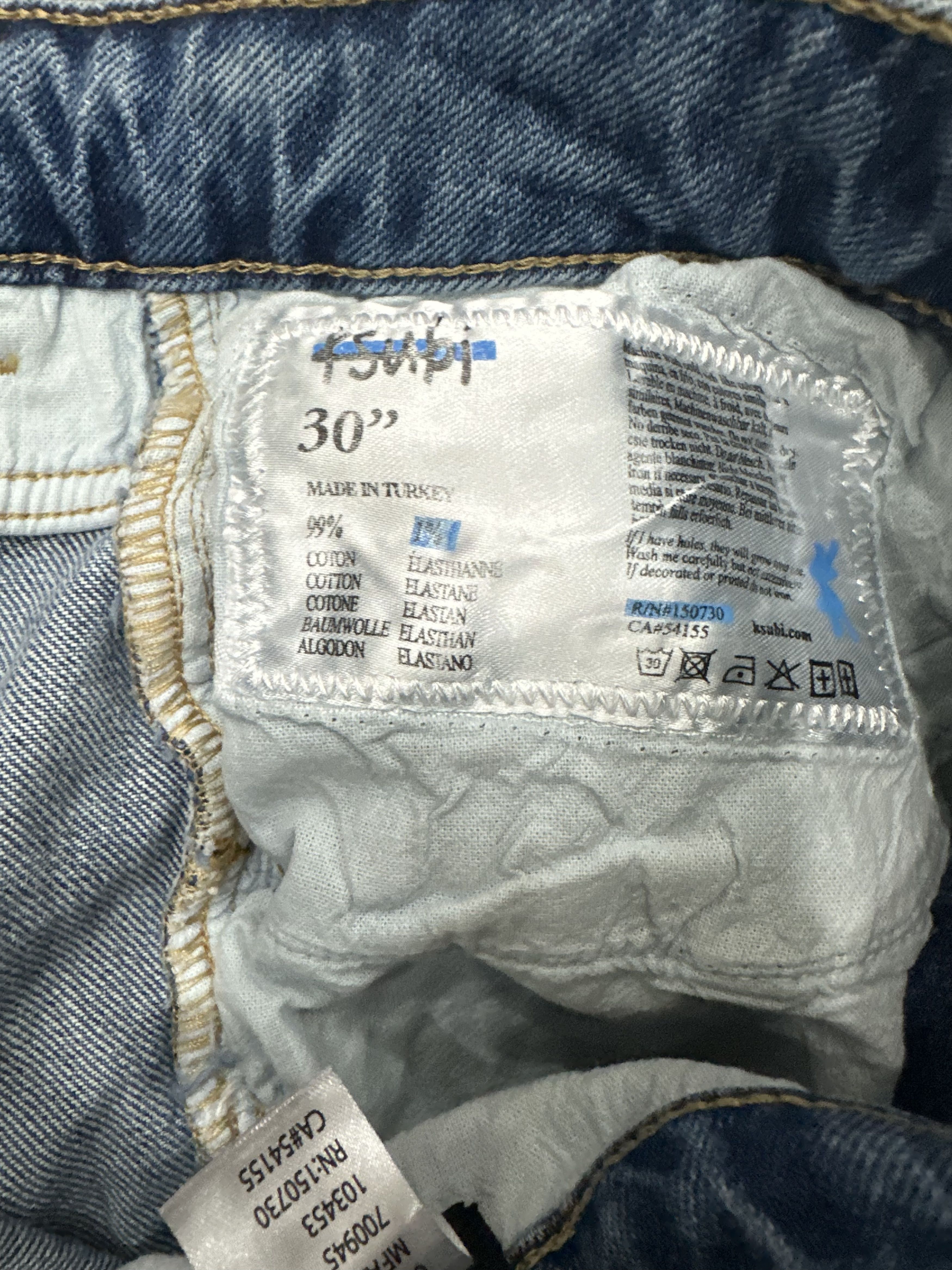 Ksubi Ksubi Denim Shorts Blue Size 30 RARE Size US 30 / EU 46 - 7 Thumbnail