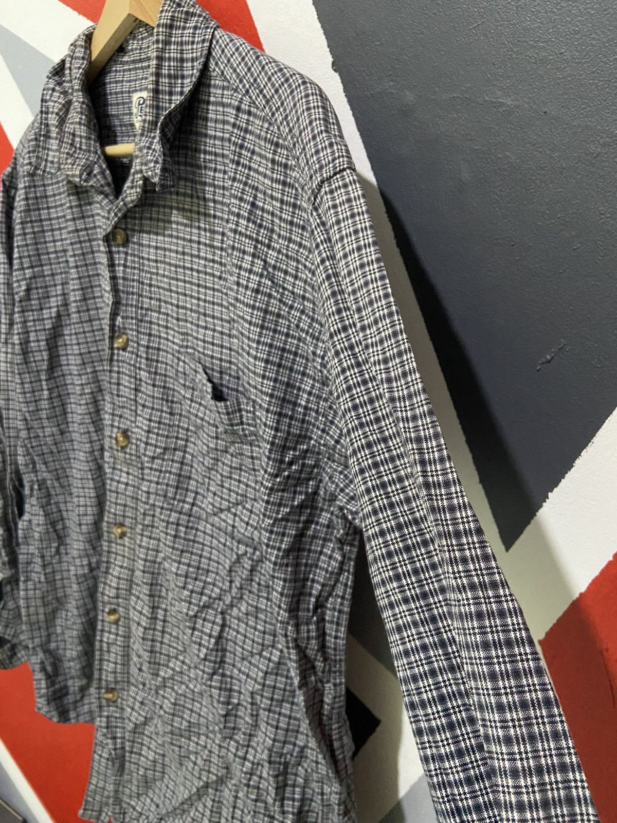 Pepsi Vintage Pepsi Cola Plaid Flannel Shirt 👕 Size US L / EU 52-54 / 3 - 3 Thumbnail