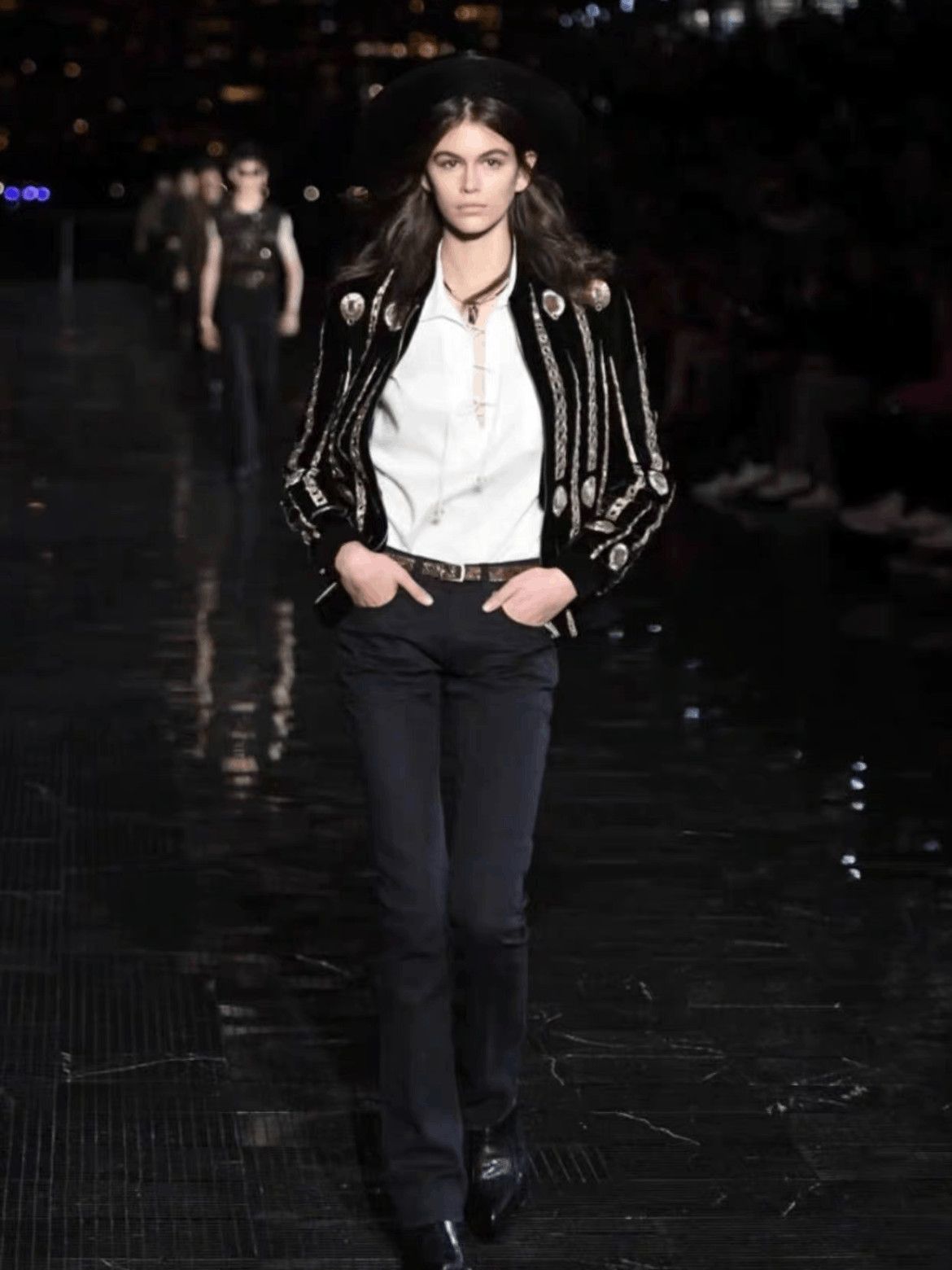 Saint Laurent Paris Sz 37 Saint Laurent Paris 19SS Pattern Stripe Shirt Size US S / EU 44-46 / 1 - 7 Thumbnail