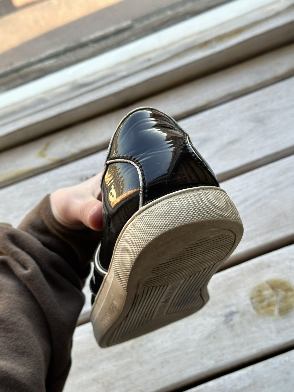 Designer × Emporio Armani × Giorgio Armani 🚨ARMANI BLACK SHOES MINIMALISM SNEAKERS MONOGRAM LUXURY Size US 6 / EU 39 - 13 Thumbnail