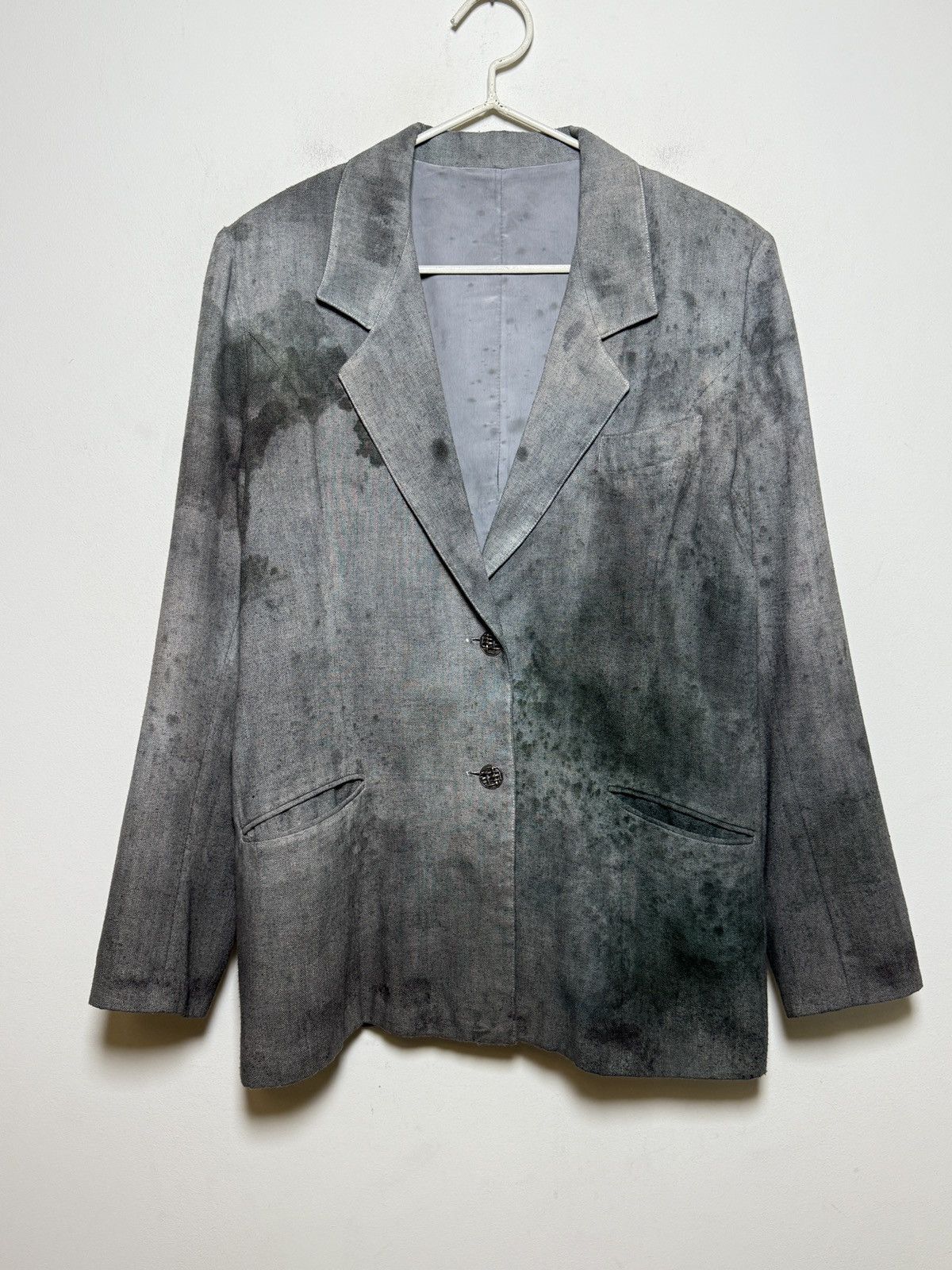 Seditionaries Hand-dyed vintage grey blazer margiela raf rick Size US S / EU 44-46 / 1 - 2 Thumbnail
