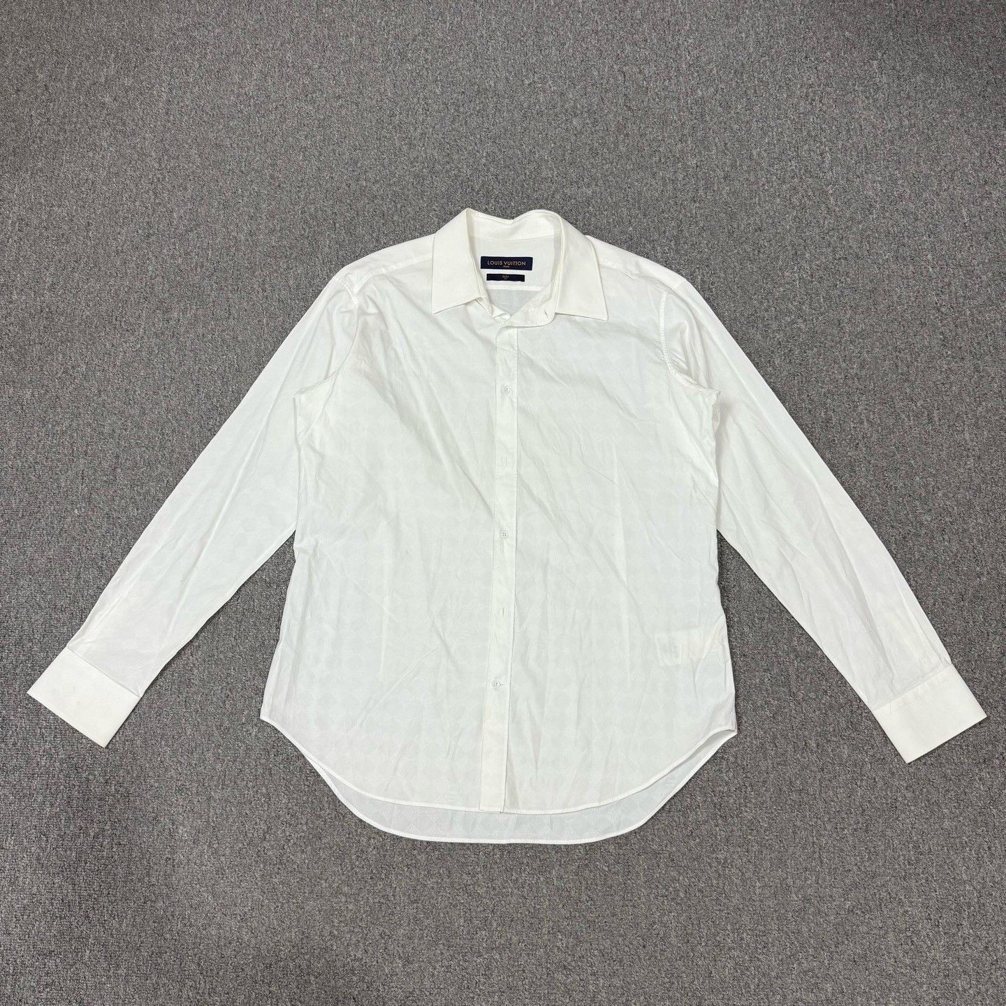 Louis Vuitton Louis Vuitton White Long-Sleeve Shirt 42 Size US XS / EU 42 / 0 - 1 Thumbnail