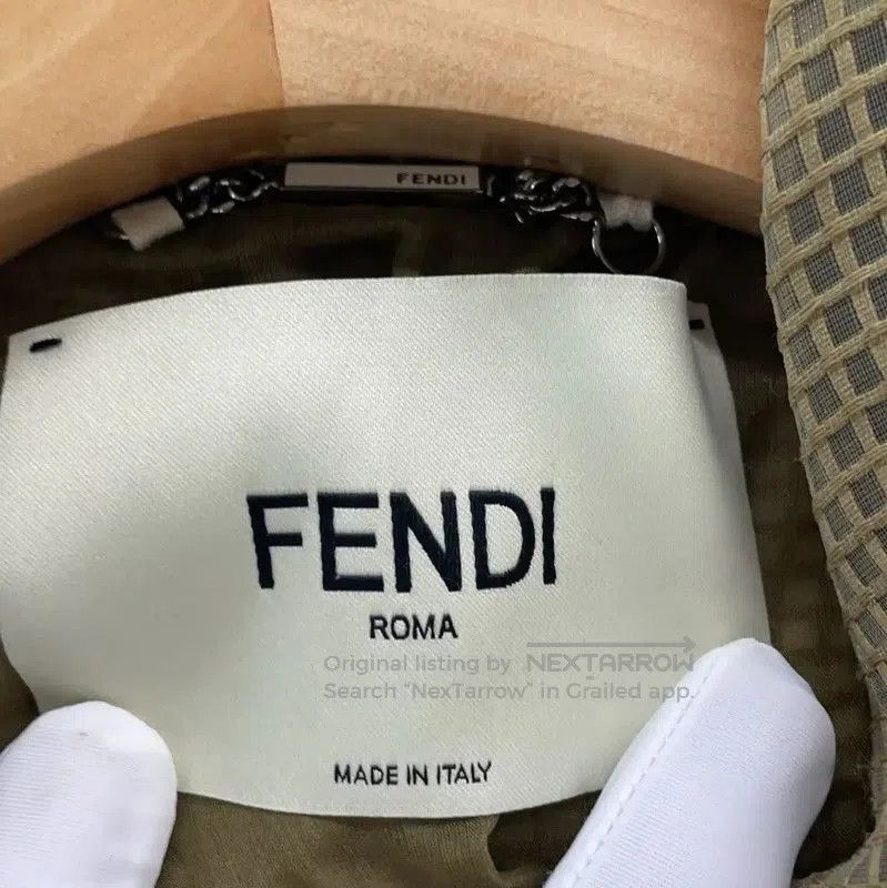 Fendi Fendi Green Polyester Women's Jacket . Size M / US 6-8 / IT 42-44 - 3 Thumbnail