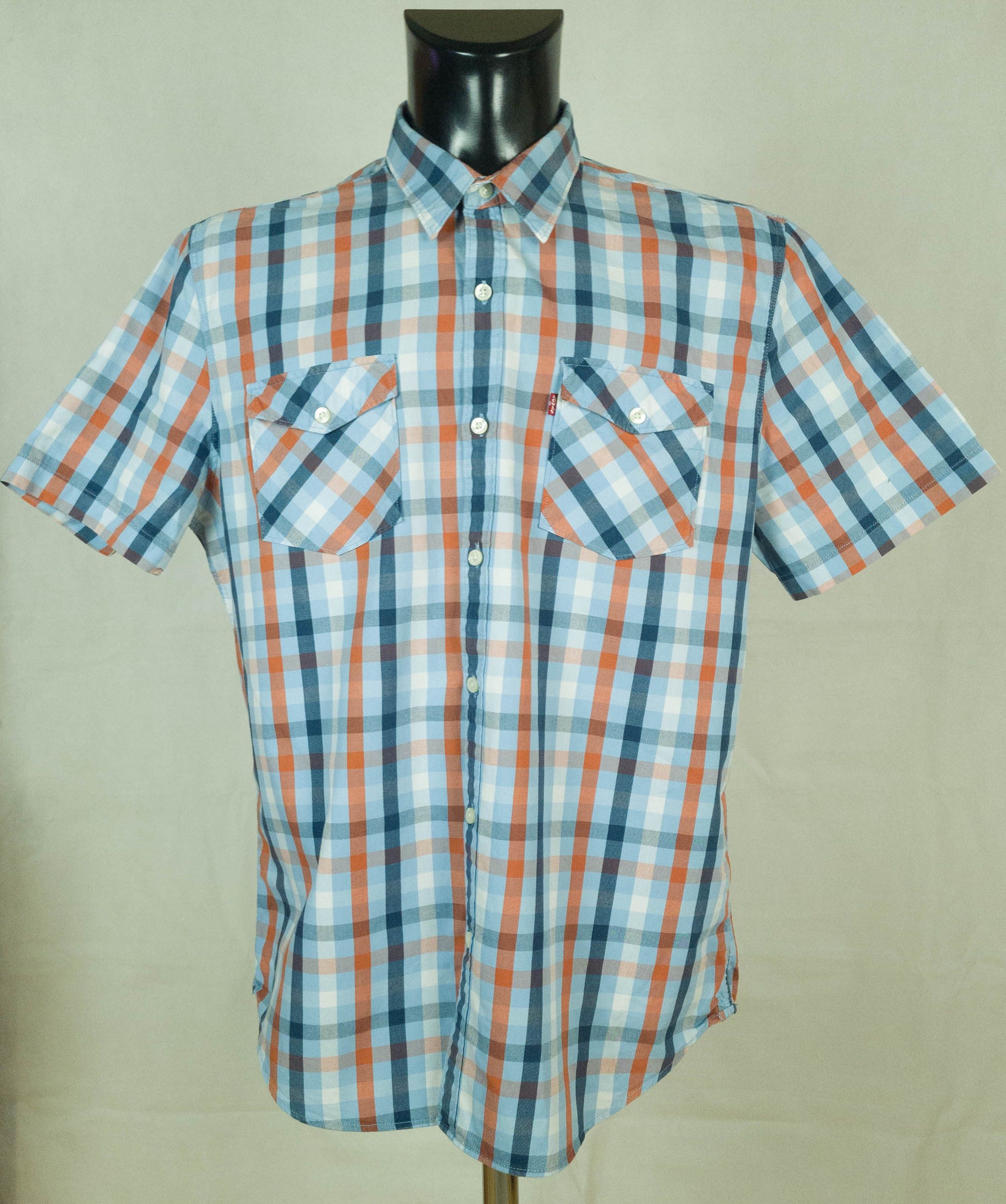 Levi's MENS Levi's SHIRT SHORT SLEEVE COTTON SIZE XL Size US XL / EU 56 / 4 - 1 Thumbnail