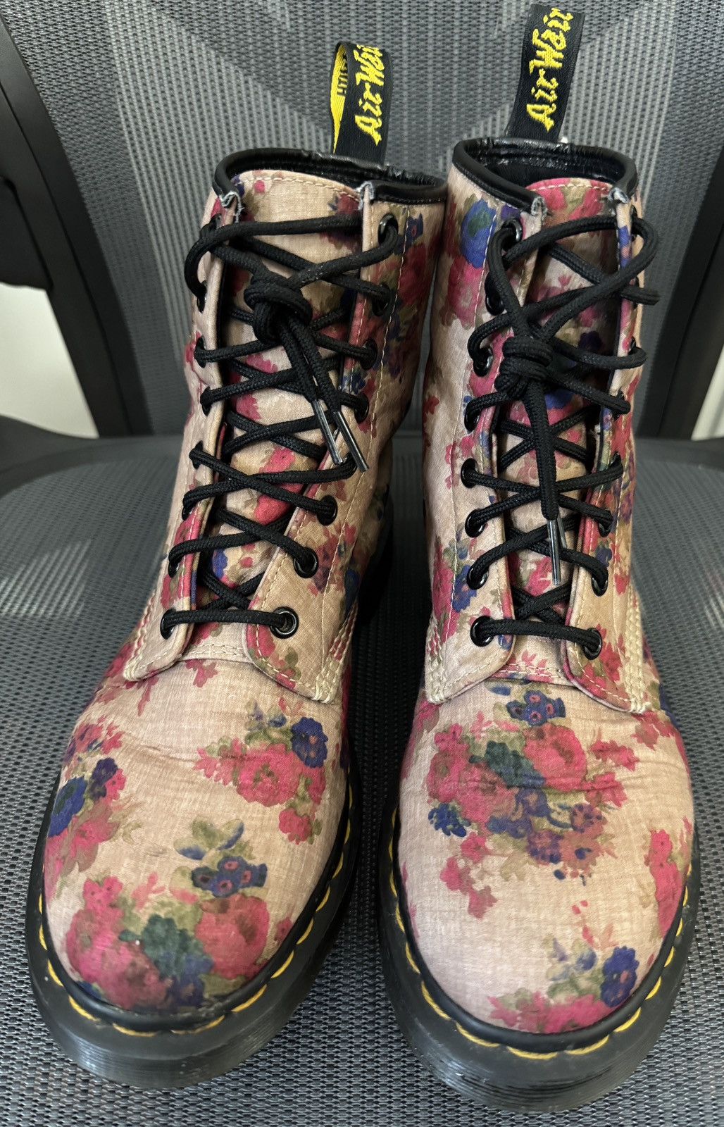 Dr. Martens Dr Martens 1460 FLORAL Boots Women Size 8 US Size US 8 / IT 38 - 3 Thumbnail