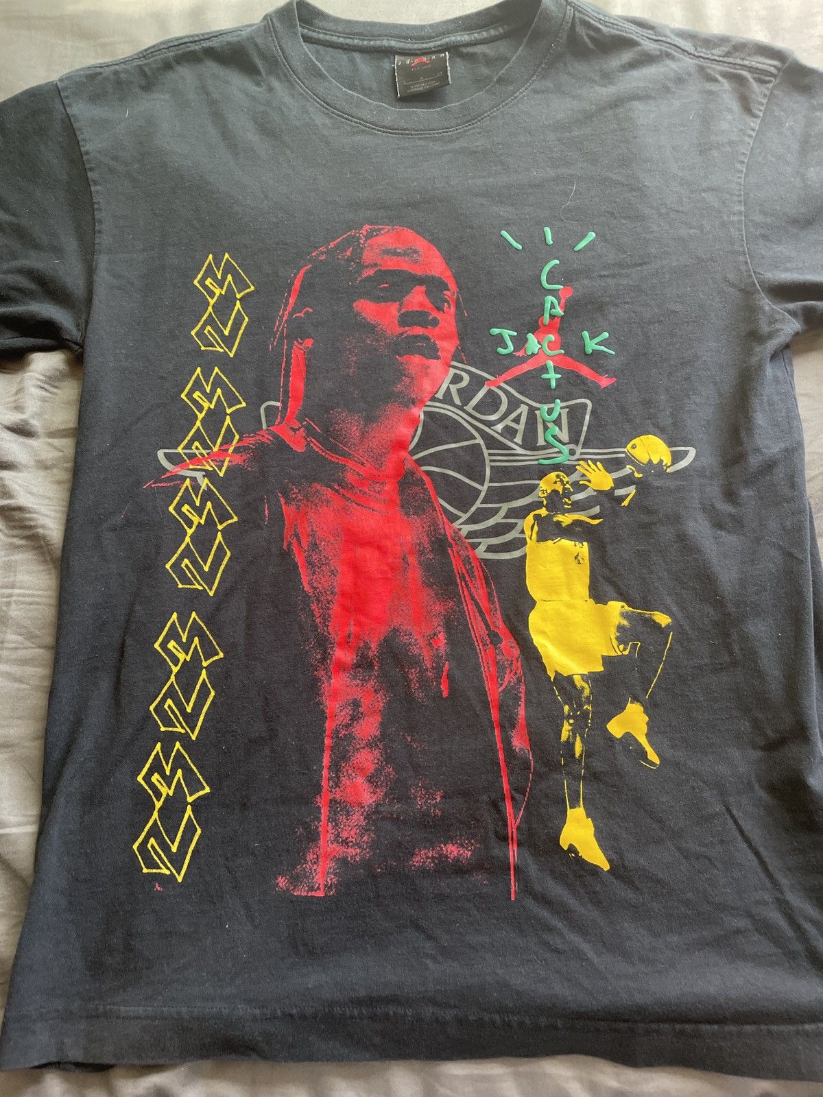 travis scott mj1 tee