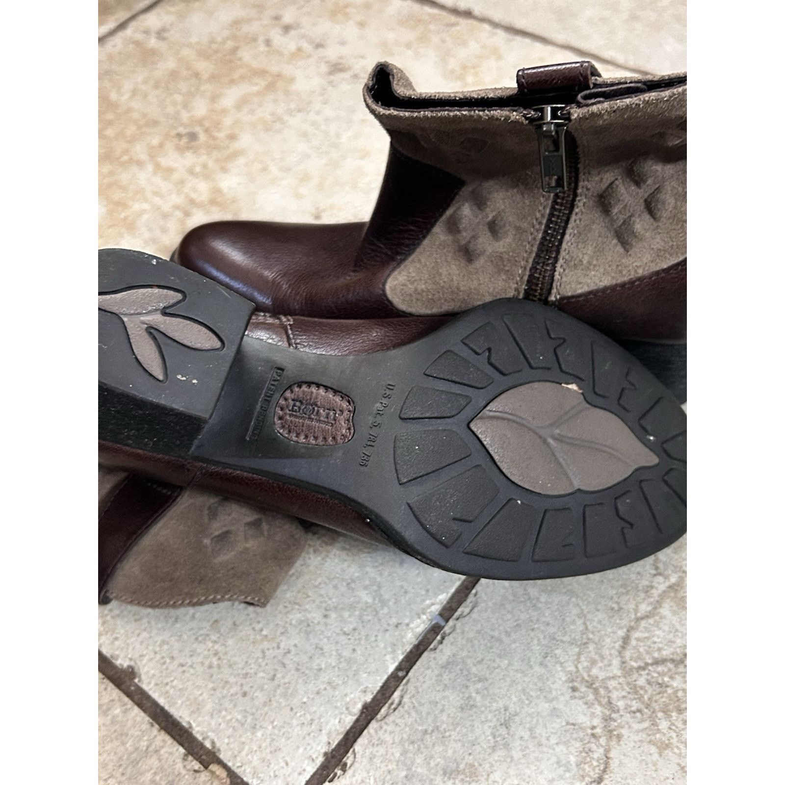 Born Born Leather Heeled Ankle Boots Women’s Size 9.5 Brown Size US 9.5 / IT 39.5 - 7 Thumbnail