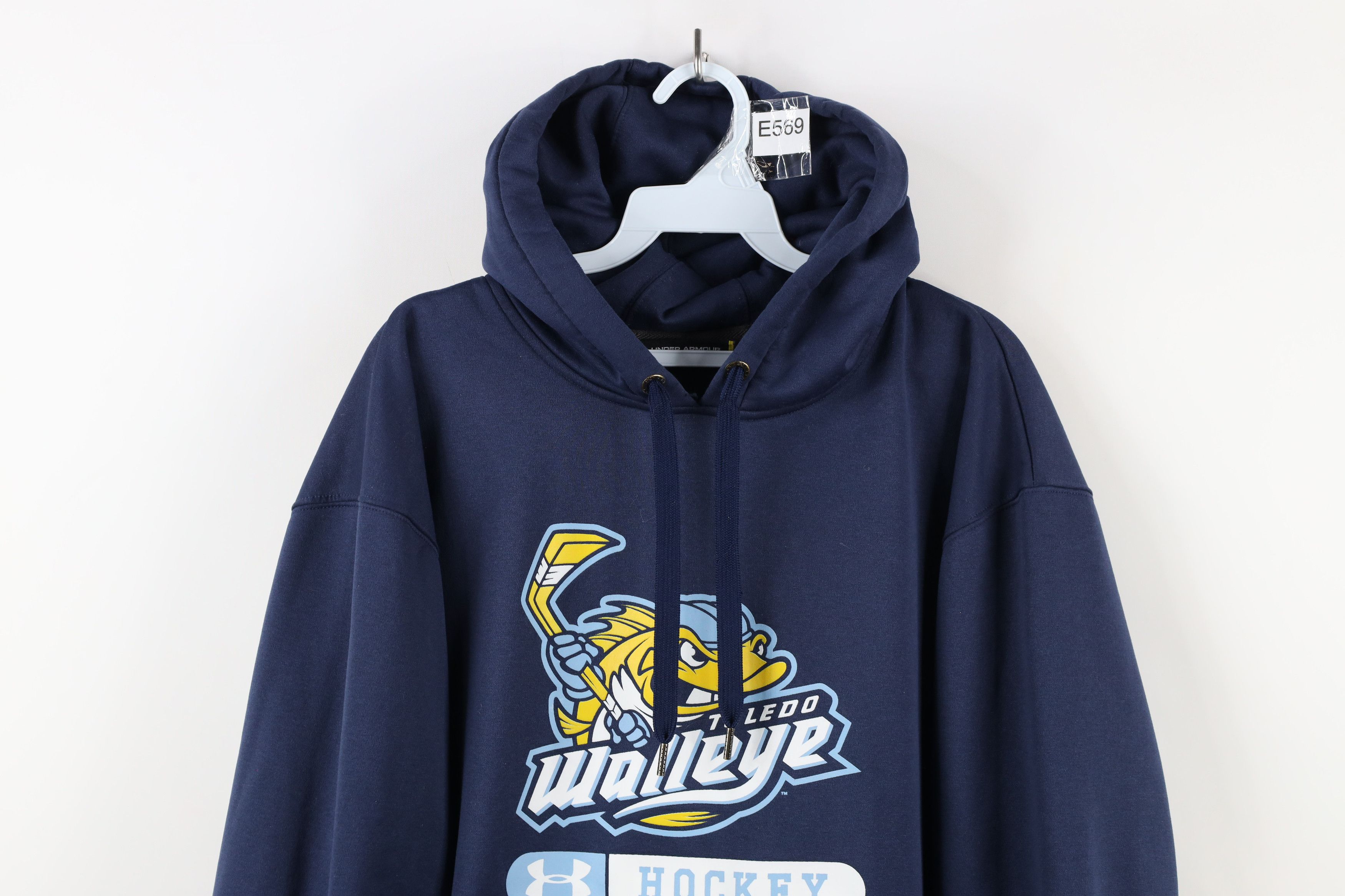 Under Armour × Vintage Under Armour Storm Hockey Toledo Walleye Hockey Hoodie Size US L / EU 52-54 / 3 - 2 Thumbnail