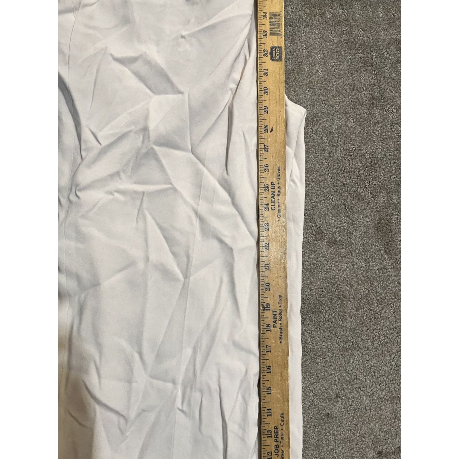 Talbots Talbots Signature Pants Womens 14 Beige Flat Front Straight Leg Chino Size 36" / US 14 / IT 50 - 4 Thumbnail