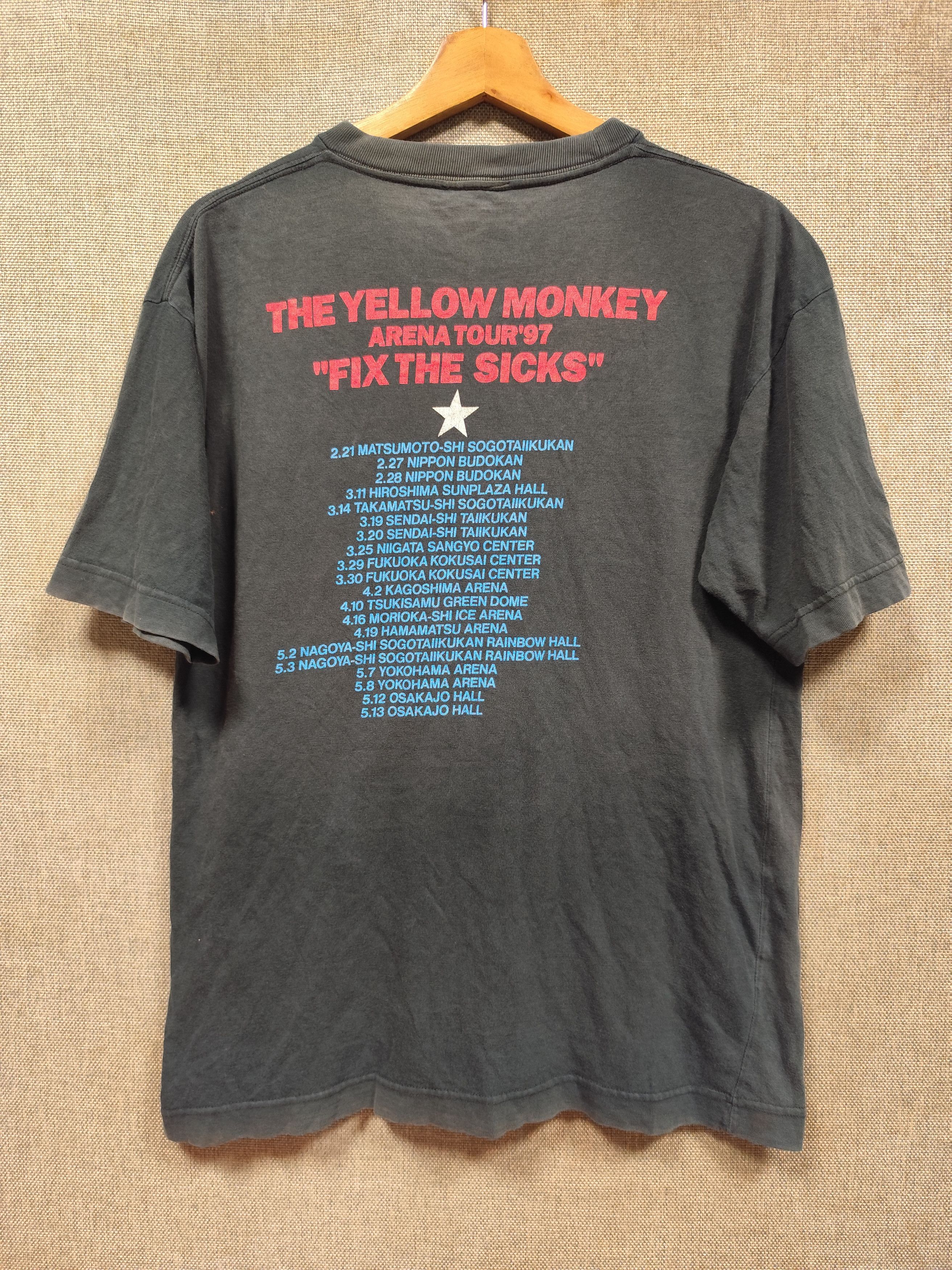 Band Tees vintage 90s japanese band the yellow monkey Size US L / EU 52-54 / 3 - 2 Thumbnail