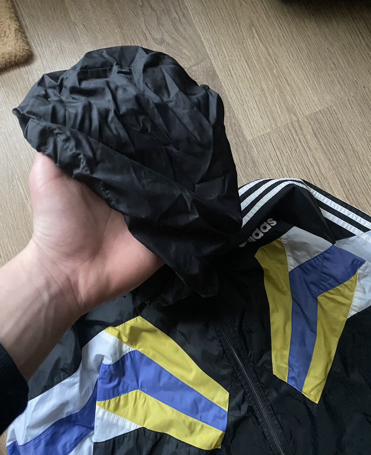 Adidas × Vintage 90s rare Adidas track top nylon jacket vintage 00s y2k Size US XL / EU 56 / 4 - 4 Thumbnail