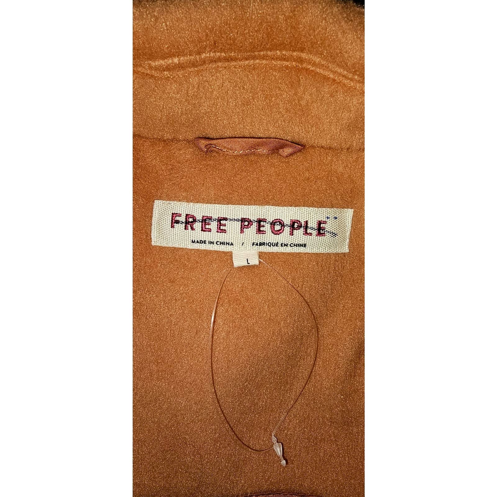 Free People New Free People Mari Solid Blazer PEACOAT Classic $188 LARGE Size L / US 10 / IT 46 - 5 Thumbnail