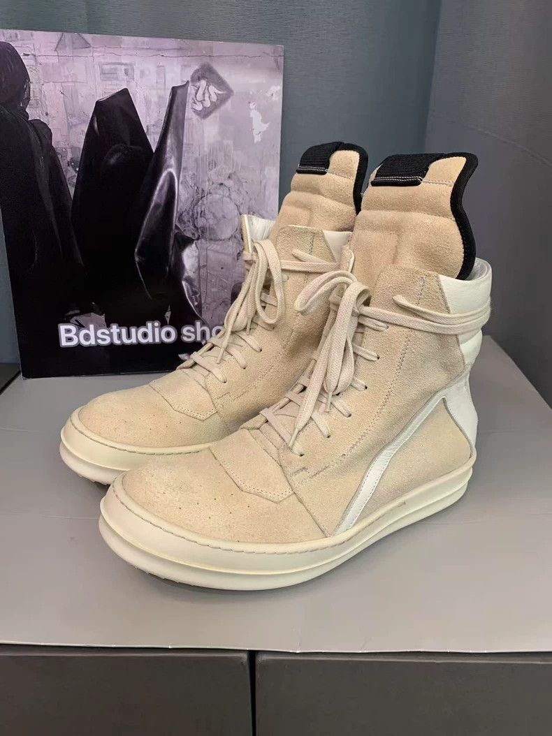Rick Owens Rick Owens triticum aestivum color inverted triangle suede Size US 7.5 / IT 37.5 - 4 Thumbnail