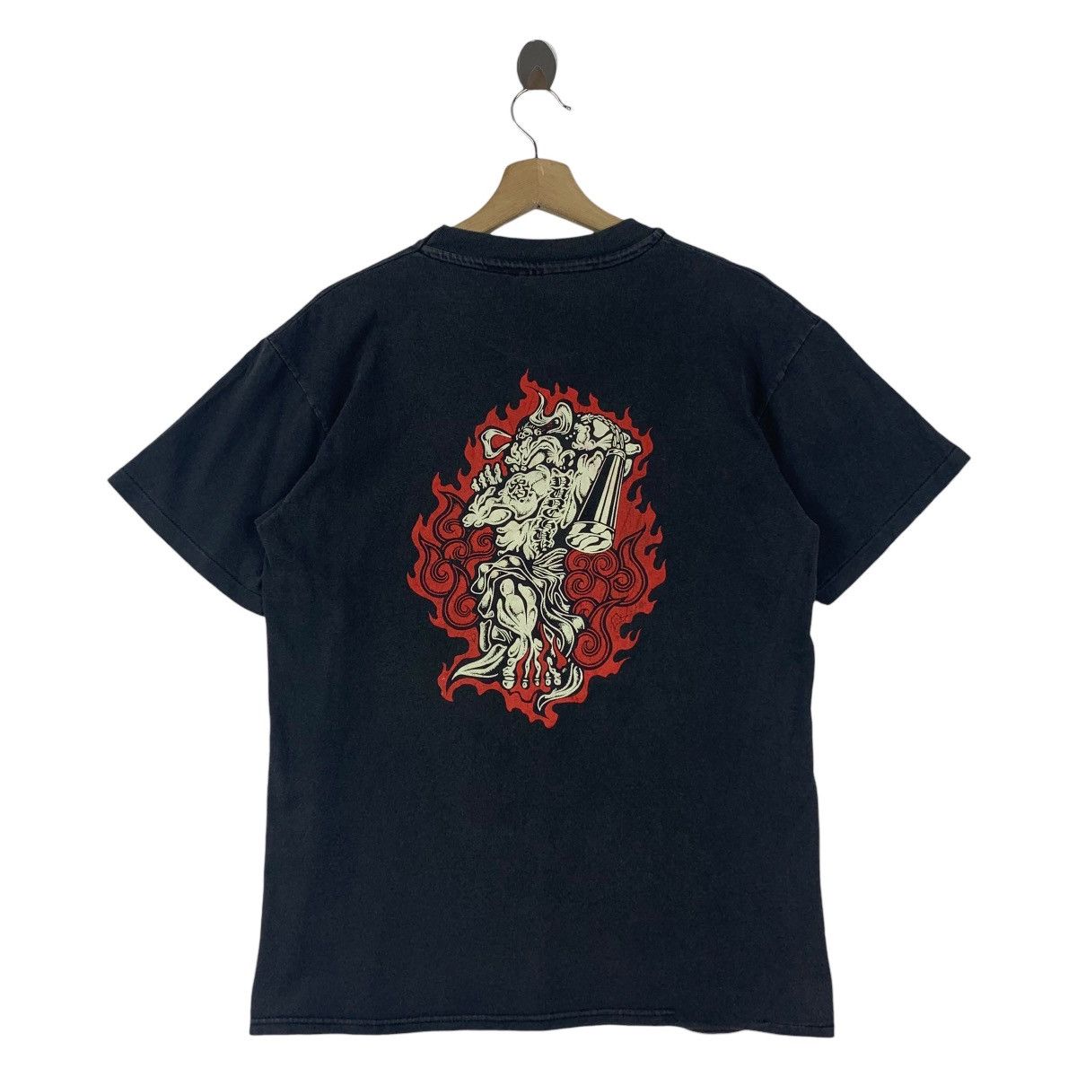 Vintage 90s nunchaku usugrow japanese band tshirt