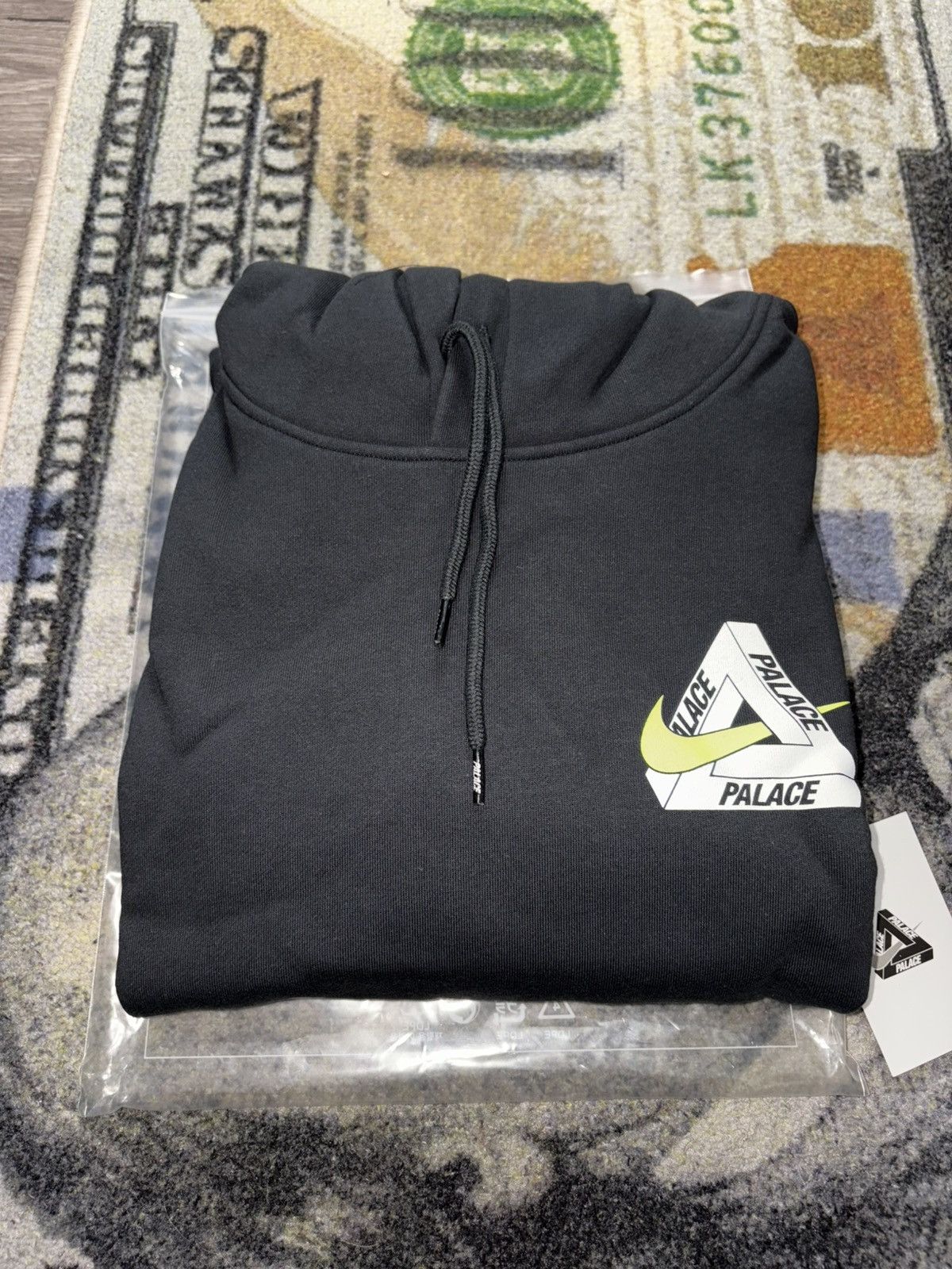 Palace Palace x Nike Tri Swoosh Hoodie Black | Grailed