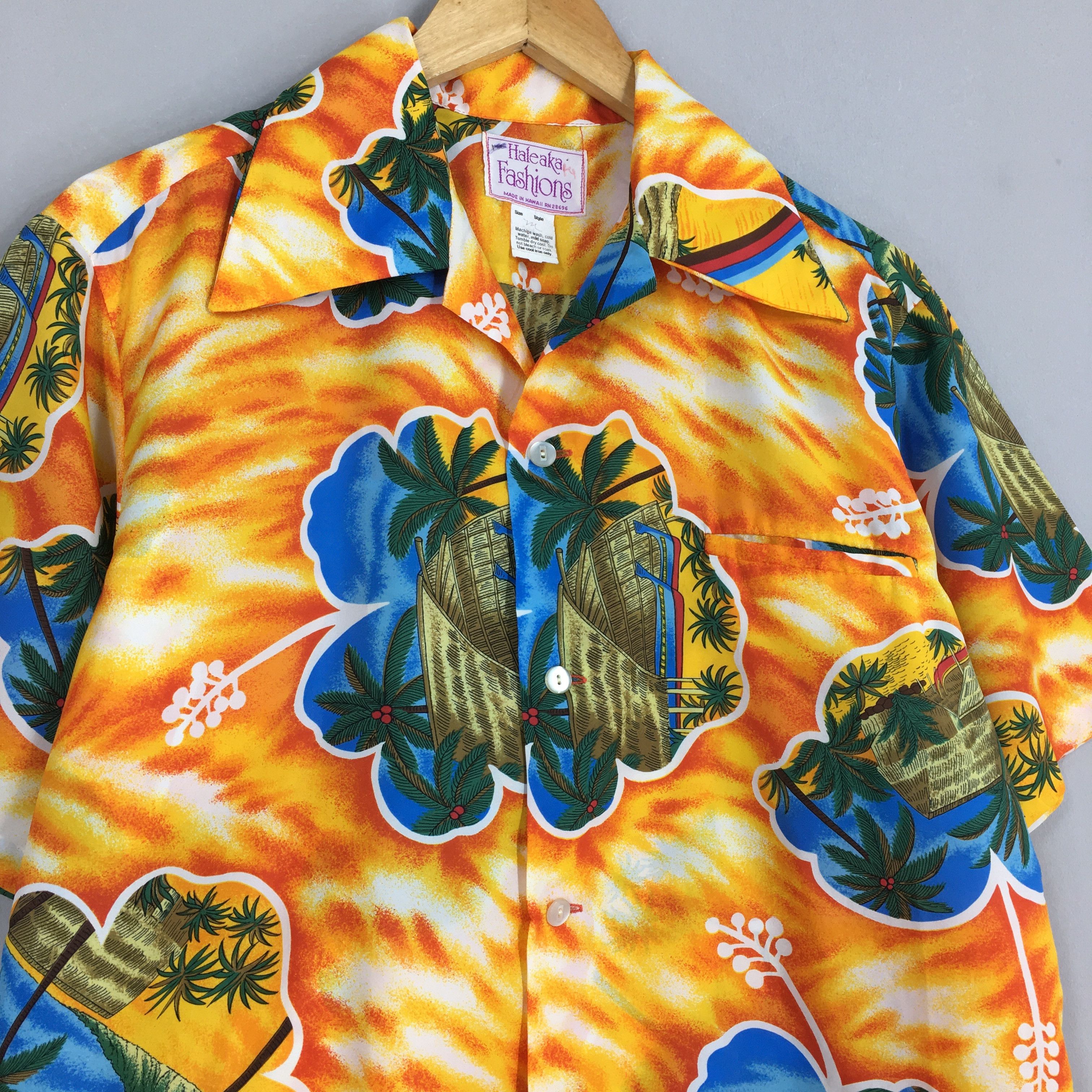 Life's a Beach Vintage 80s Hawaiian Beach Aloha Shirts Medium Size US M / EU 48-50 / 2 - 3 Thumbnail