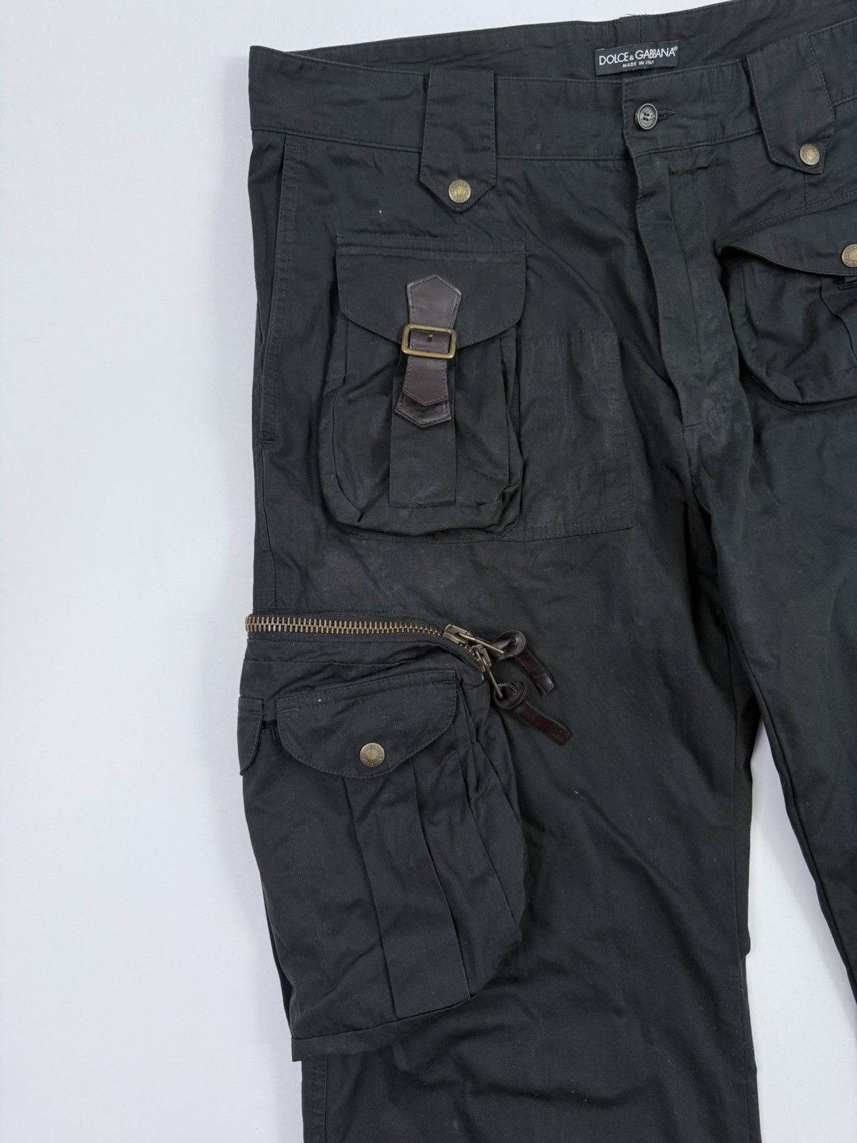 Dolce & Gabbana S/S 2003 Hunting Cargo Trousers Size US 36 / EU 52 - 4 Thumbnail