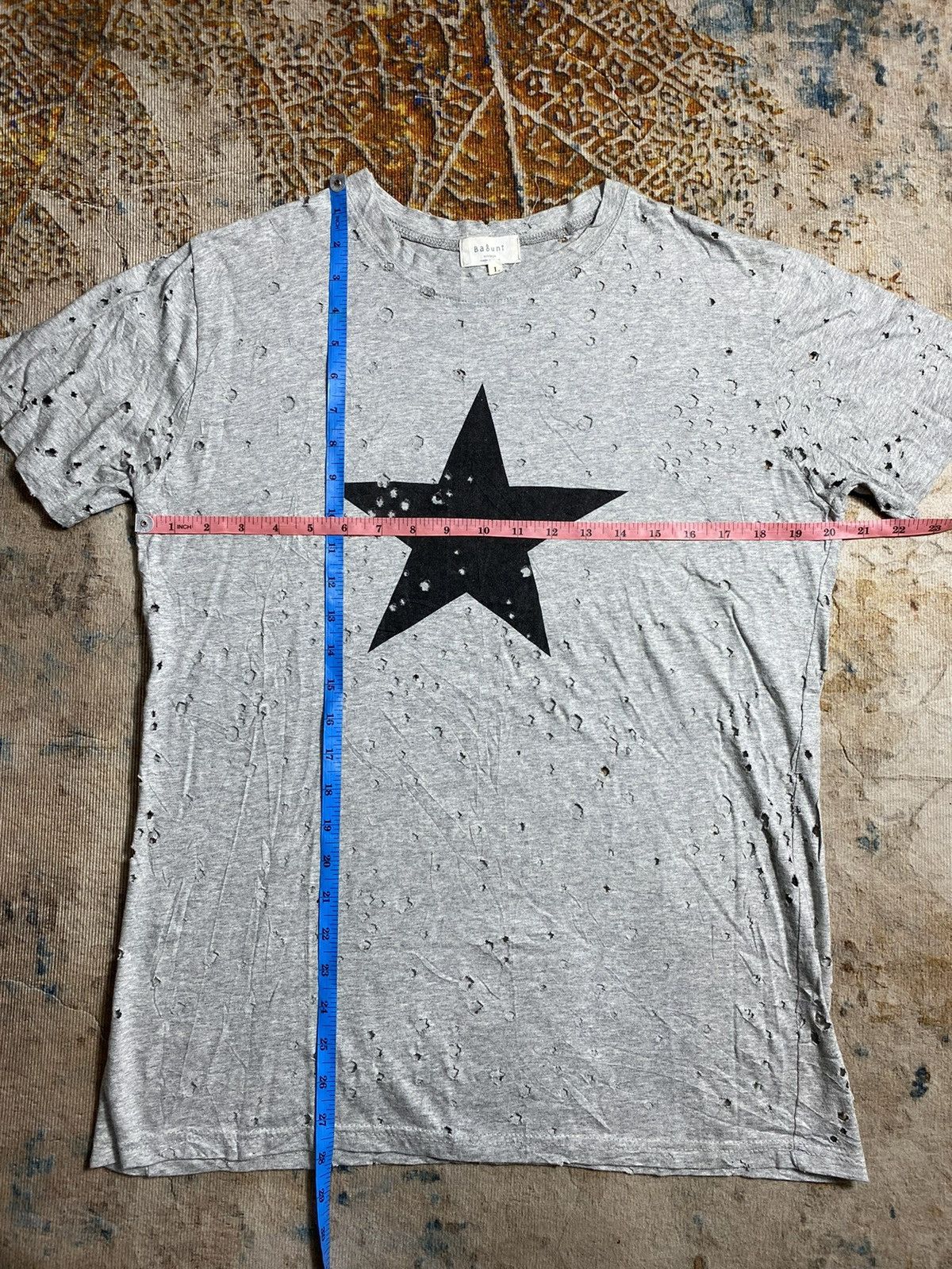 Band Tees × Japanese Brand × Vintage Distressed Inspired Rage Against The Machine RATM Star Tee Size US L / EU 52-54 / 3 - 3 Thumbnail