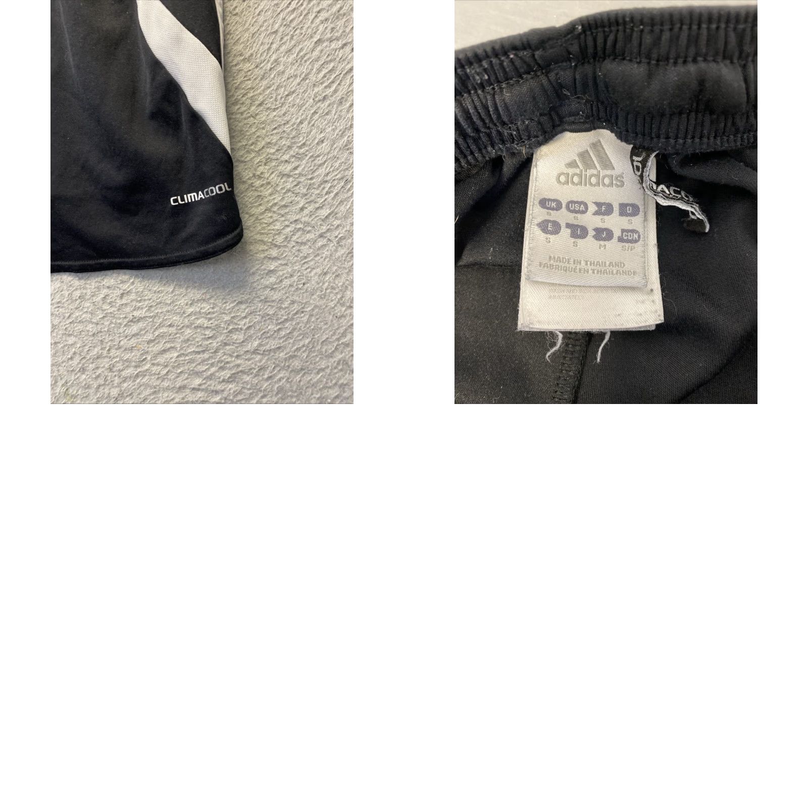 Adidas ADIDAS Athletic Shorts Teens S Black Elastic Waist Polyester 26-28 inches Boys Girls 94-58 Size US 26 / EU 42 - 8 Thumbnail