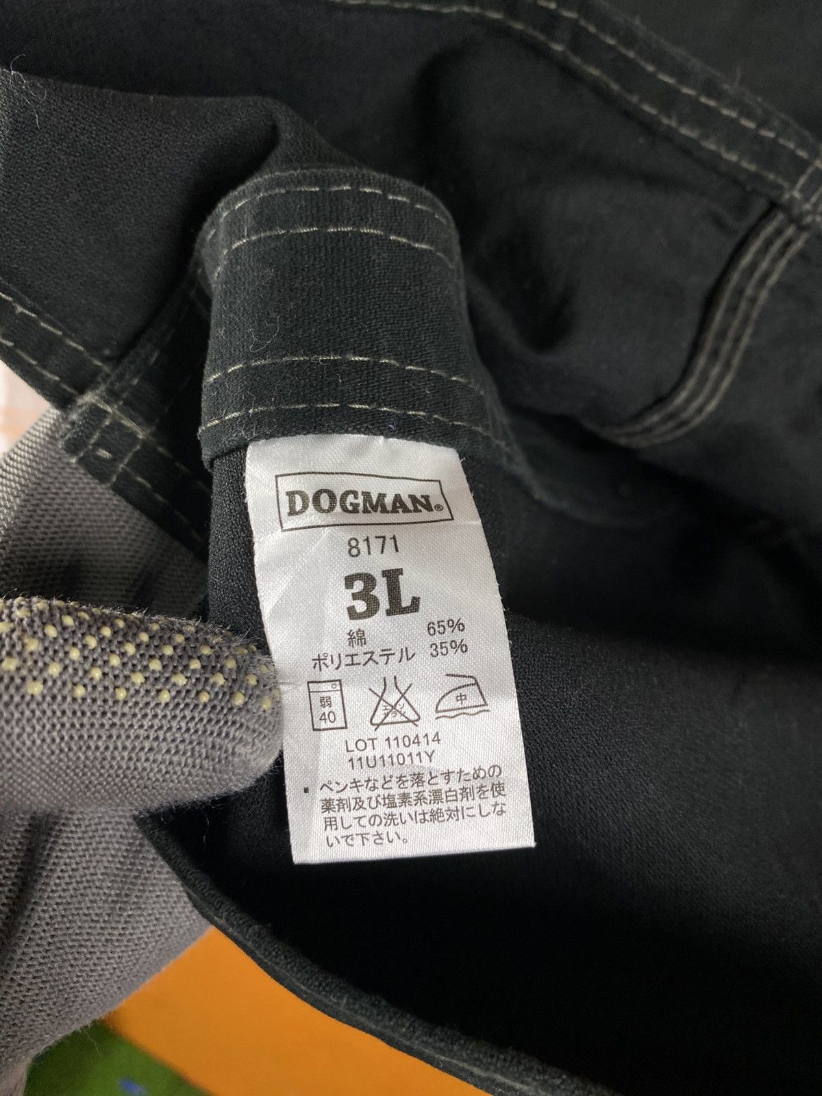 Japanese Brand Vintage DOGMAN Workwear Shirt Jacket Black Contrast Stitch Size US L / EU 52-54 / 3 - 13 Thumbnail