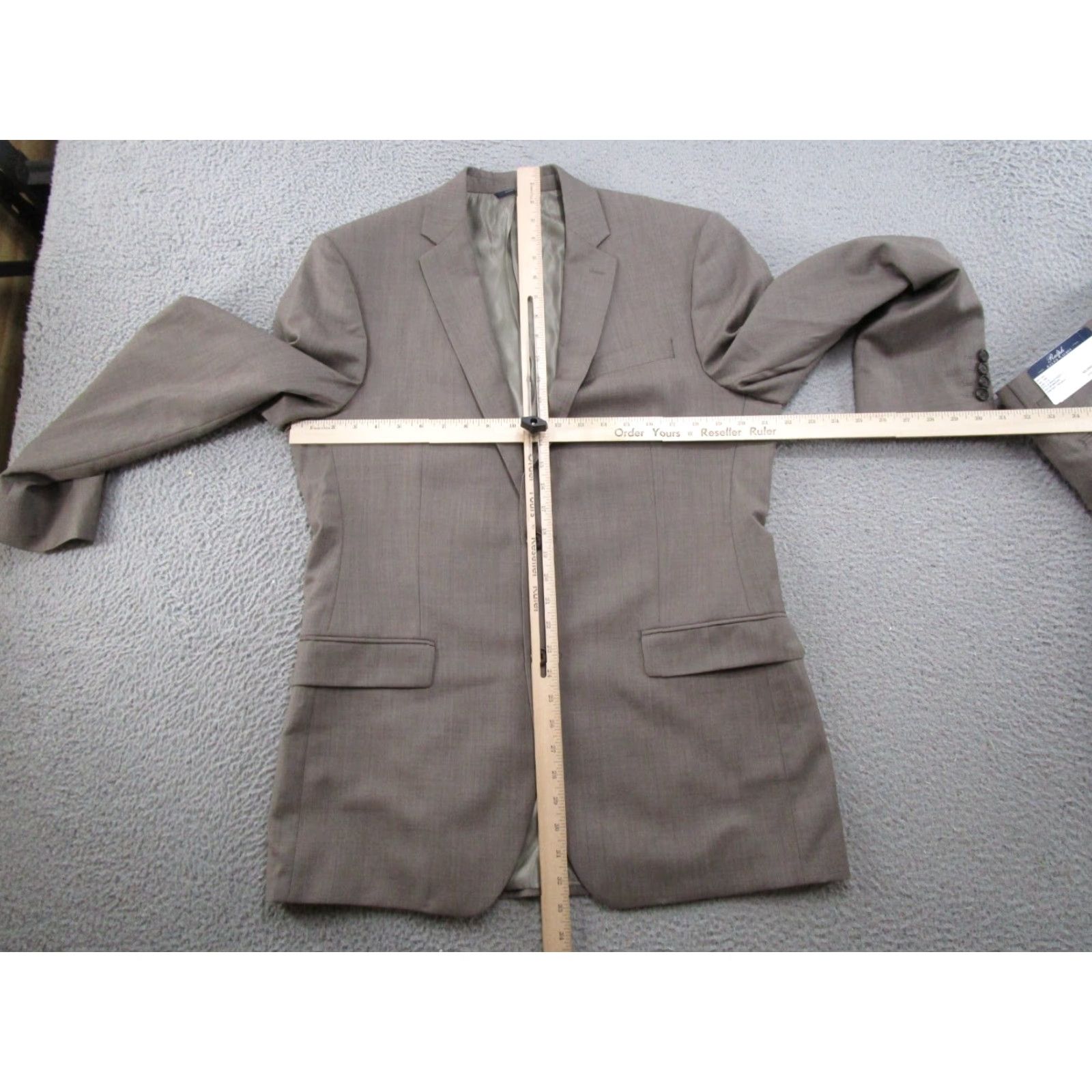 Ralph Lauren Ralph Lauren Suit 42 L Gray Wool 2 Button Designer LRL Jacket Pants Set Career Shirt Size 42R - 5 Thumbnail