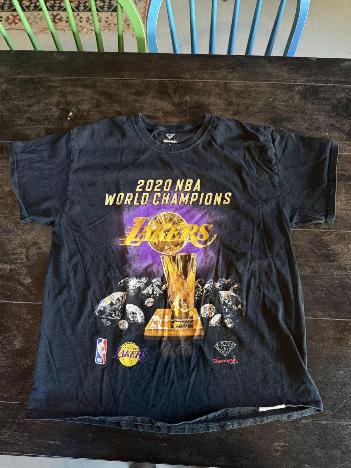 Diamond Supply Co. Diamond Supply Co x Lakers tee Size US XL / EU 56 / 4 - 1 Thumbnail