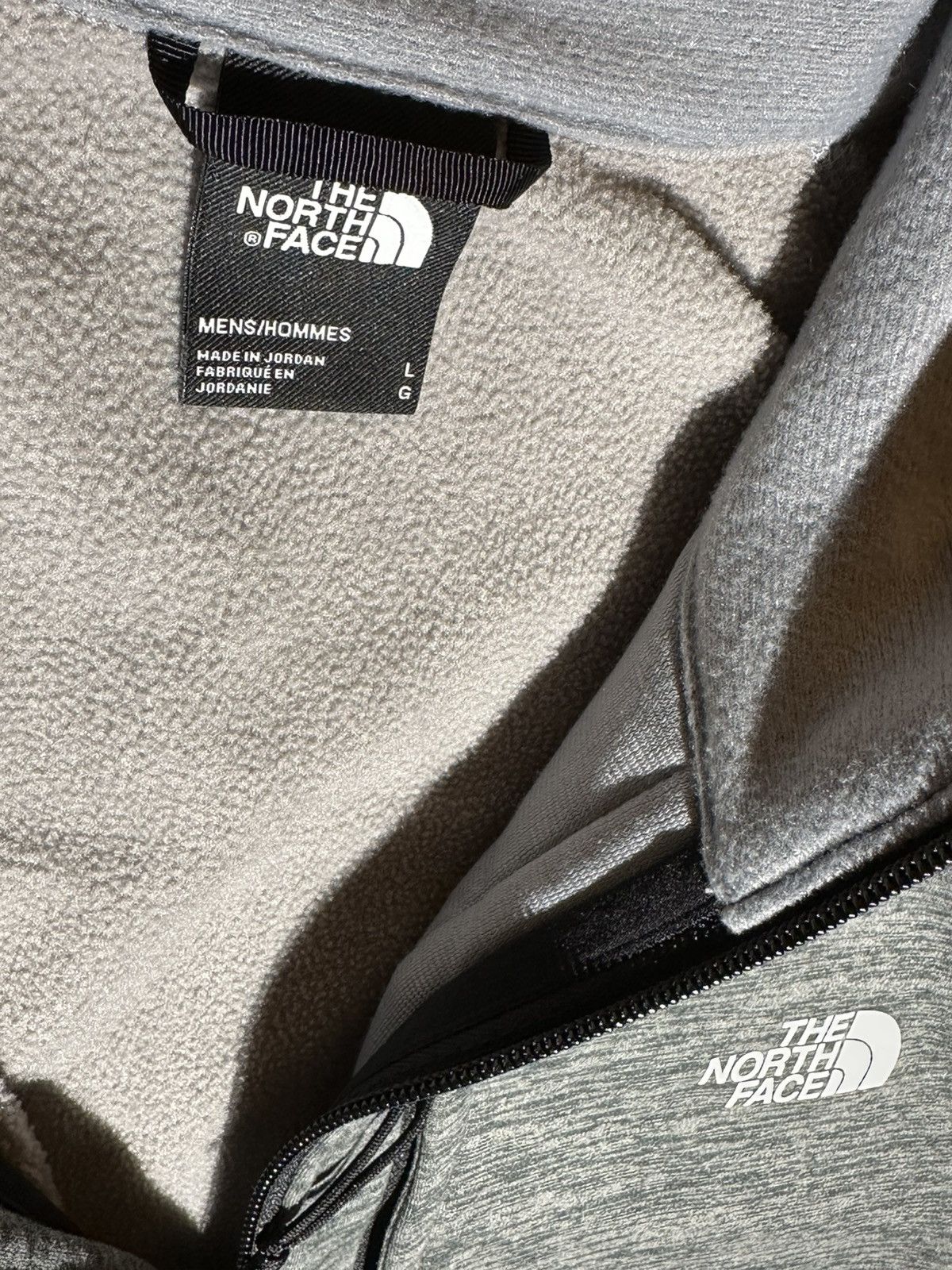 The North Face The North Face Gray Quarter-Zip Pullover Size US L / EU 52-54 / 3 - 5 Thumbnail