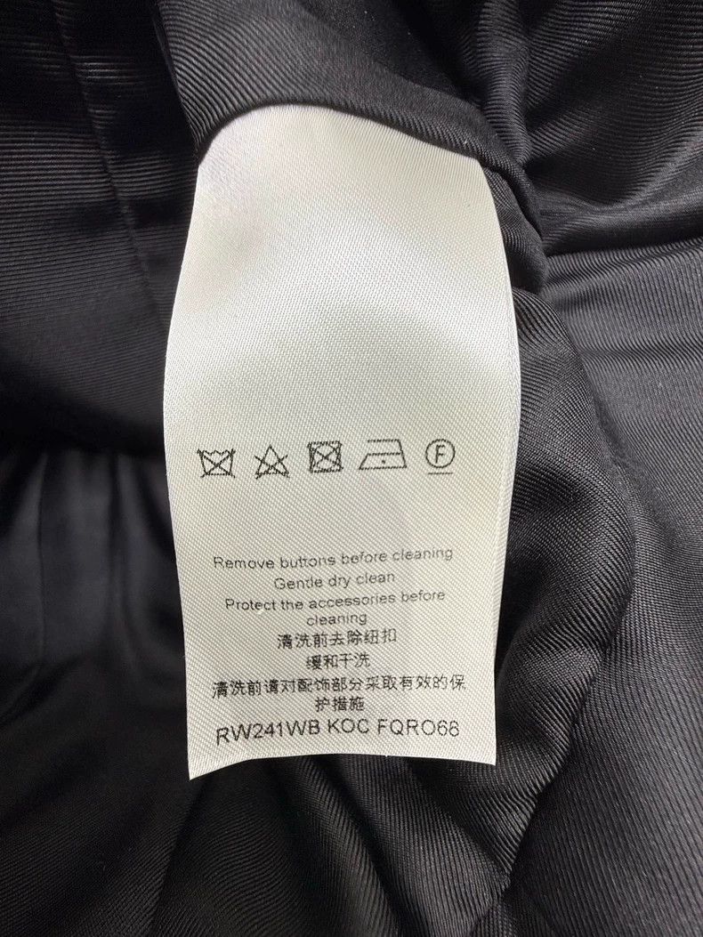 Louis Vuitton Louis Vuitton SS24 Black Crew Neck Midi Single Breasted Sle Size XXS / US 00 / IT 34 - 6 Thumbnail