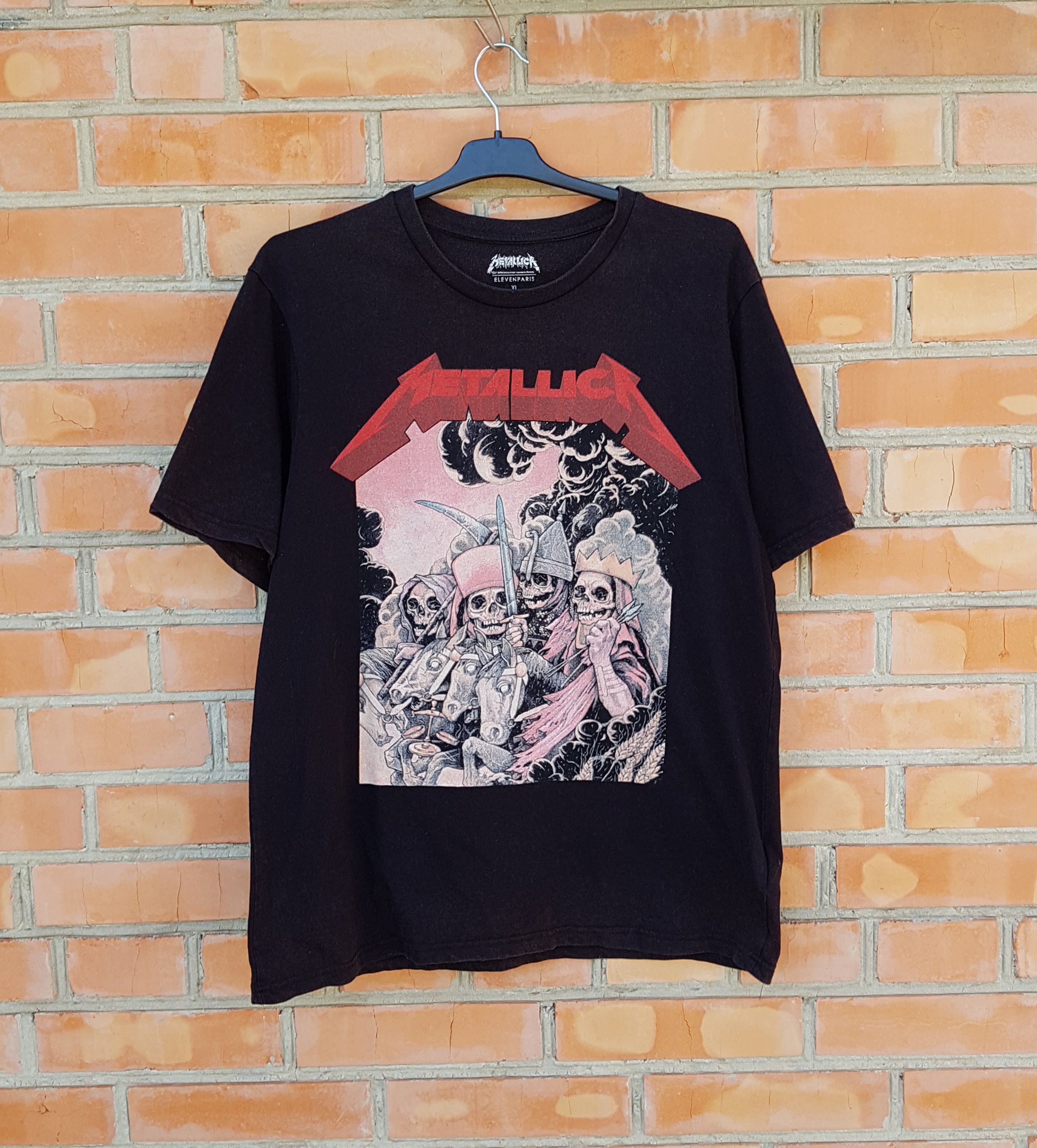 Band Tees Metallica Four Horsemen Japan Printed Heavy Metal T Shirt Size US XL / EU 56 / 4 - 1 Thumbnail