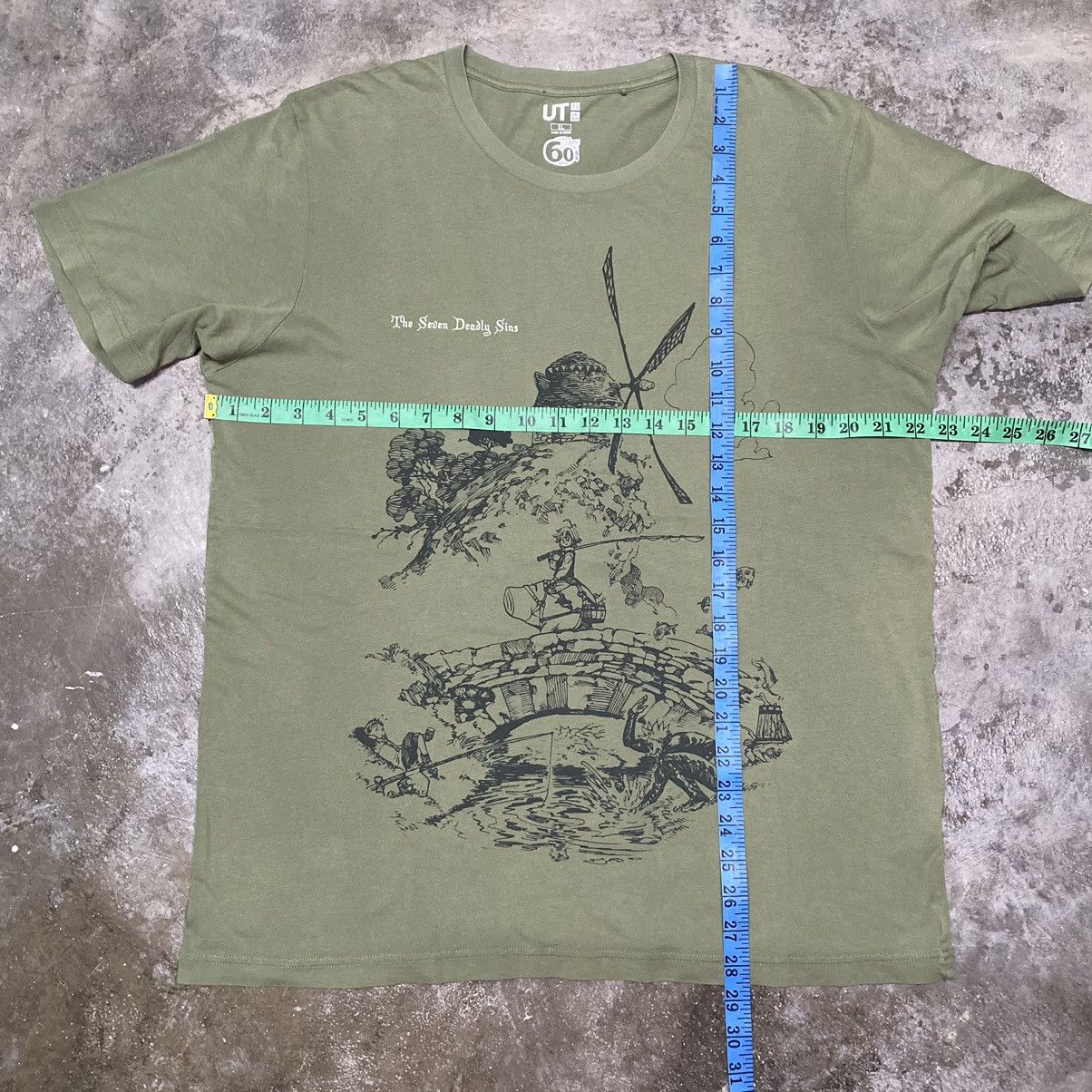 Anime × Japanese Brand × Vintage 🔥RARE🔥 THE SEVEN DEADLY SINS MELIODAS OVERPRINT ANIME TSHIRT Size US XL / EU 56 / 4 - 12 Thumbnail