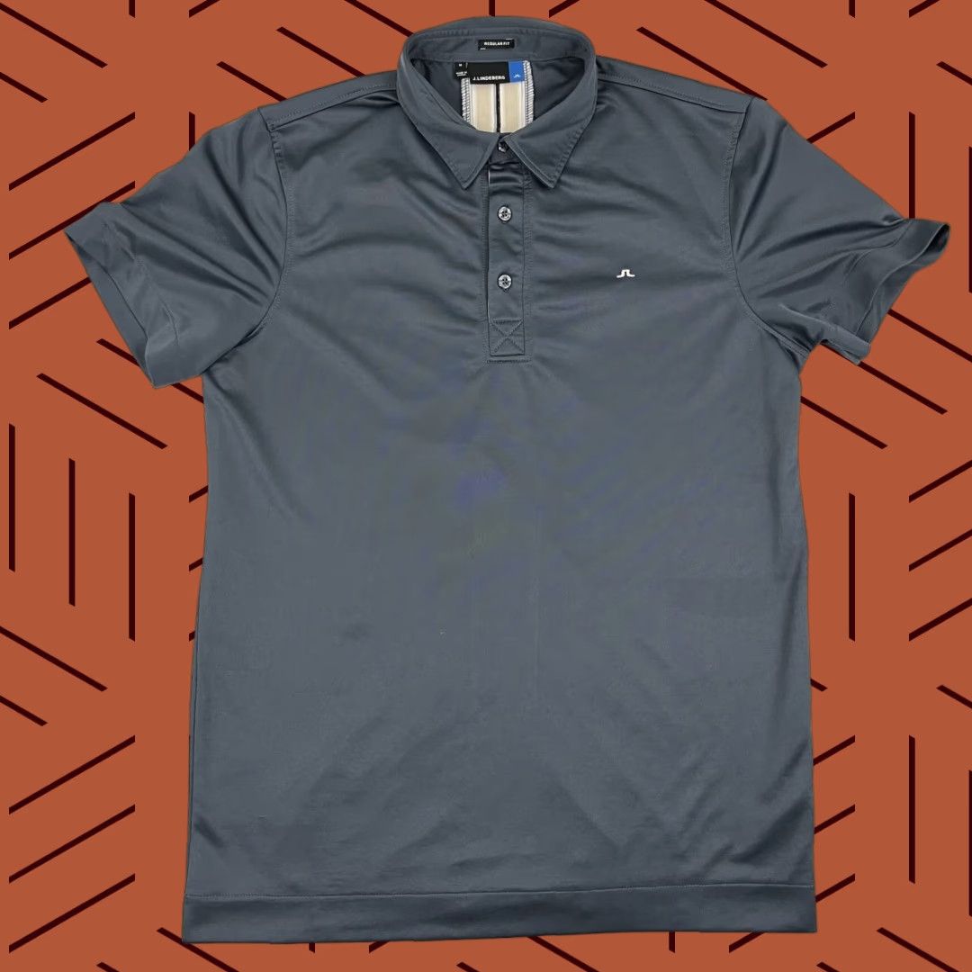 Peter Millar **J. Lindeberg Men's Medium Preppy Gray Golf Polo Shirt** User: **J. Lindeberg Men's Medium Preppy Gray Golf Polo Shirt** Size US L / EU 52-54 / 3 - 1 Thumbnail