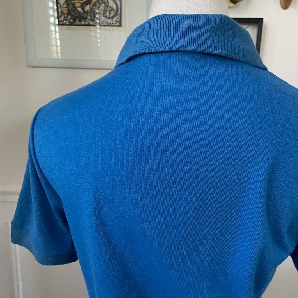 Vintage Vintage 80s Peppertree Cobalt Blue Polo Midi Dress 7 S Size S / US 4 / IT 40 - 5 Thumbnail