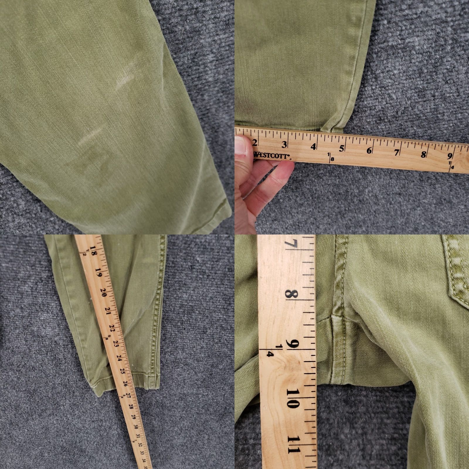 J.Crew J.Crew Pants Womens 26 Green Ankle Mid-Rise Skinny Front Zip Casual Size 26" / US 2 / IT 38 - 9 Thumbnail