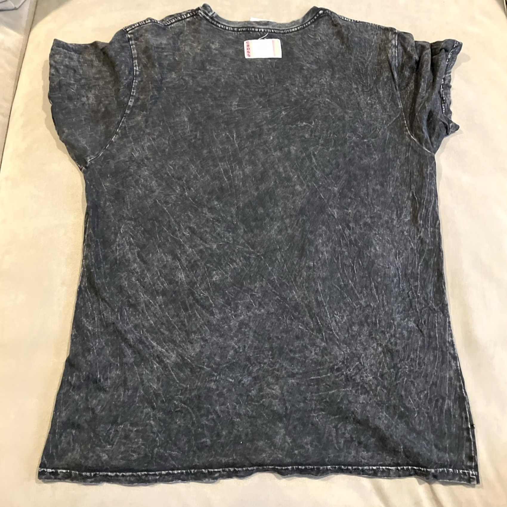 Vintage VINTAGE Cross Colours X Aaliyah Change Is Progress Acid Wash T Shirt L Black Men T-Shirt Size US L / EU 52-54 / 3 - 4 Thumbnail