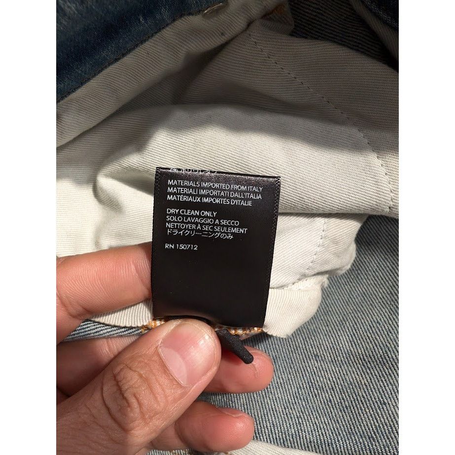 Amiri o1rshd1 Silk PJ Thrasher Jean in Clay Indigo Size US 32 / EU 48 - 21 Thumbnail