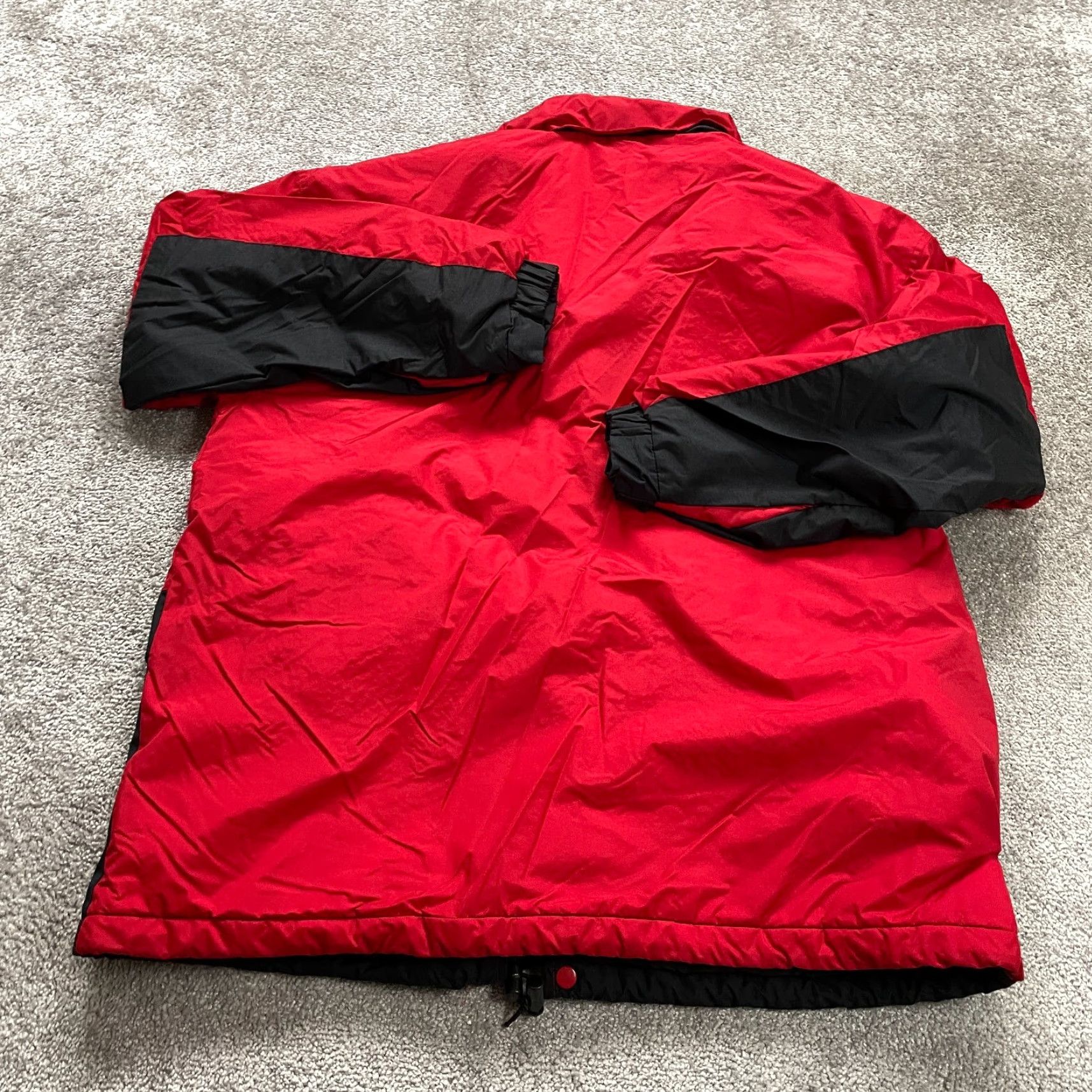 Vintage Hartwell ViaSport Windbreaker Jacket Men L Red Black Full Zip Pocket Outdoor Size US L / EU 52-54 / 3 - 2 Thumbnail