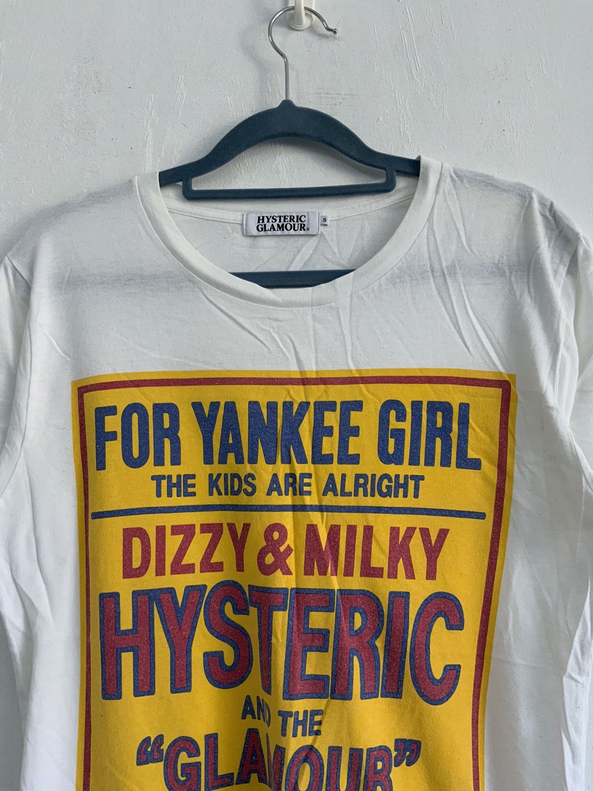 Hysteric Glamour Vintage Hysteric Glamour Yankee Girl Dizzy & Milky Tee Size US S / EU 44-46 / 1 - 5 Thumbnail