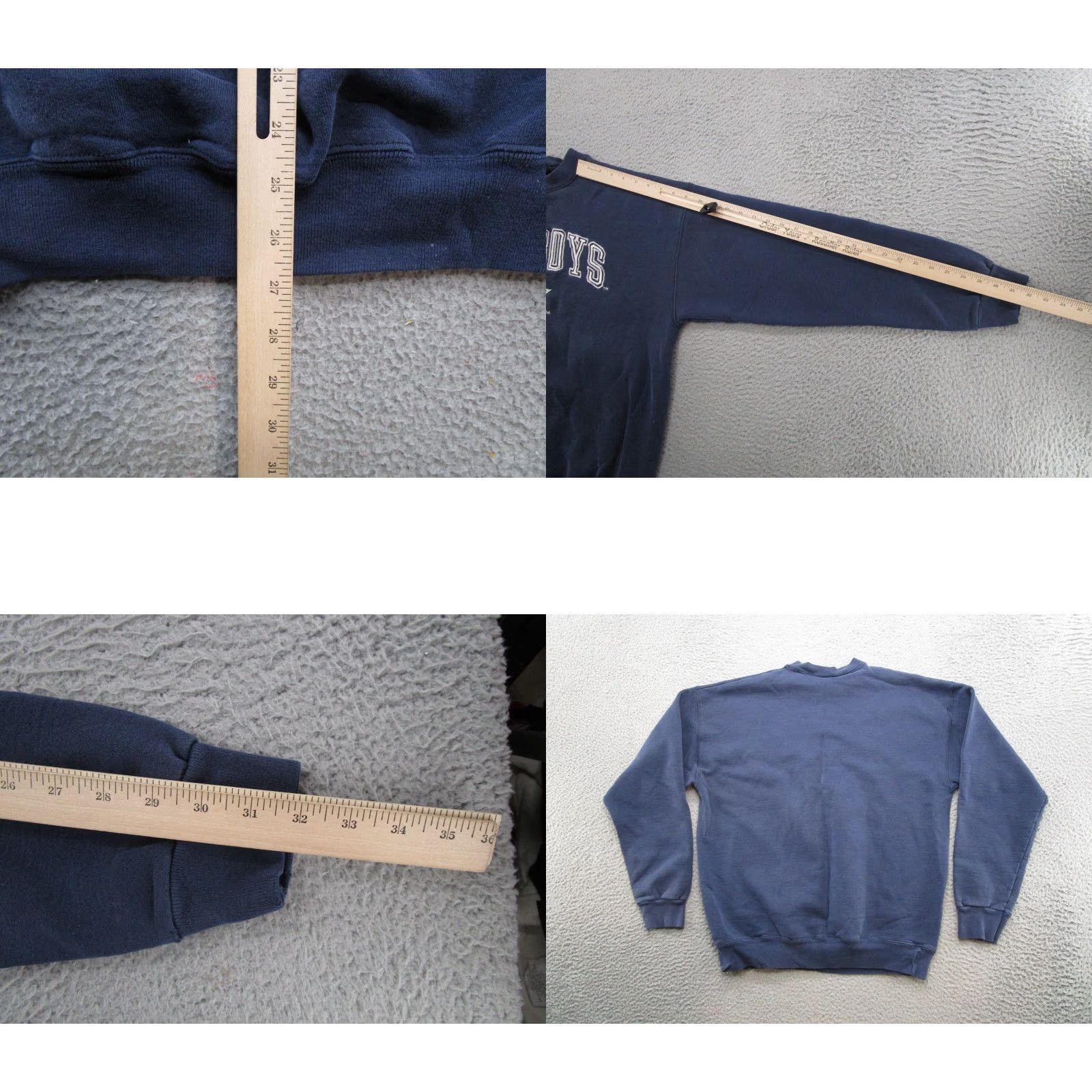 Logo Athletic VTG 90s Logo Athletic Dallas Cowboys Embroidered Sweatshirt Size L USA Made Men's Blues Pullover Hooded Sweatshirt Size US L / EU 52-54 / 3 - 8 Thumbnail