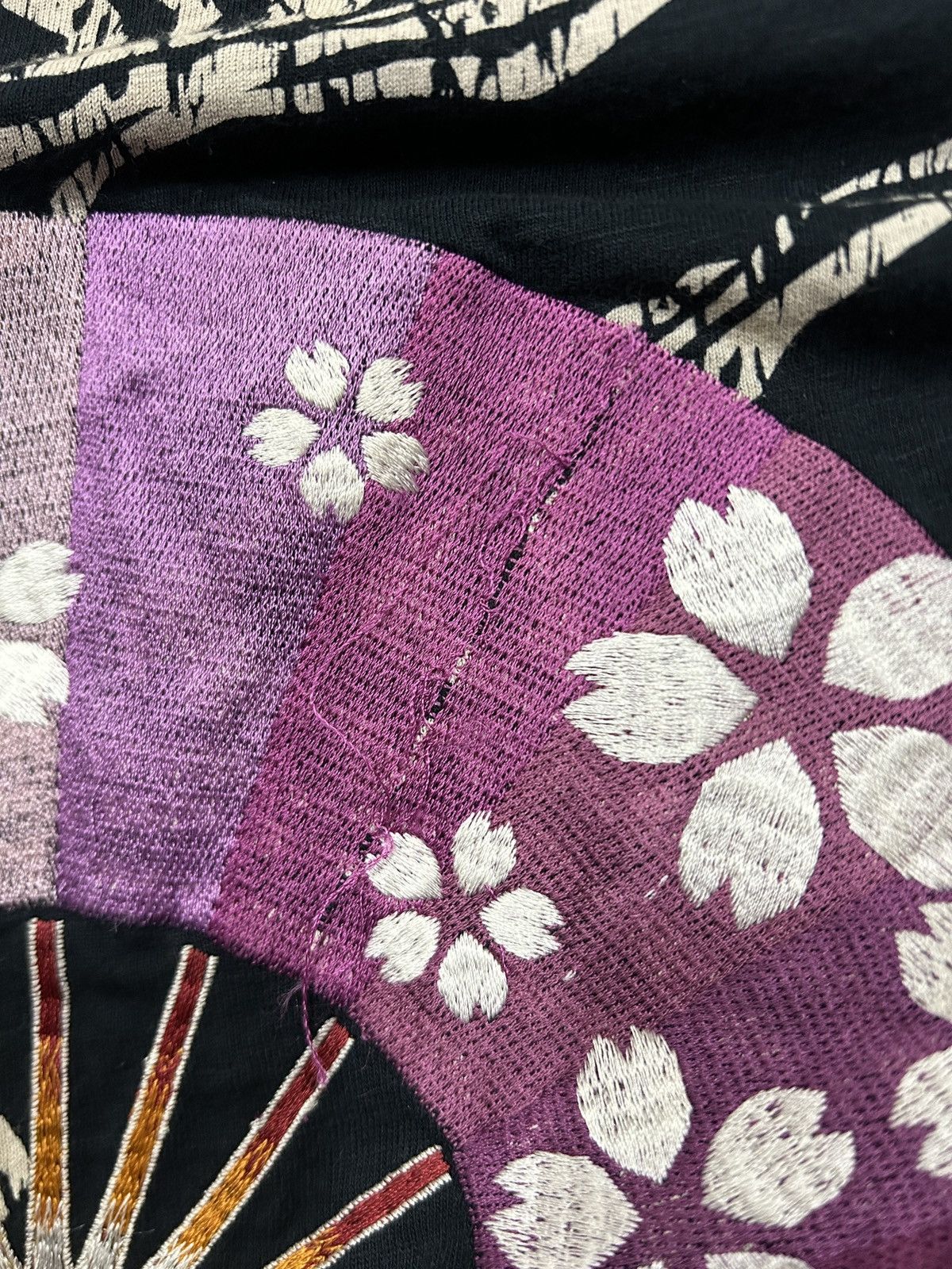 Japanese Brand Sukajan Karakuri Embroidery Overprint Tee Size US M / EU 48-50 / 2 - 6 Thumbnail