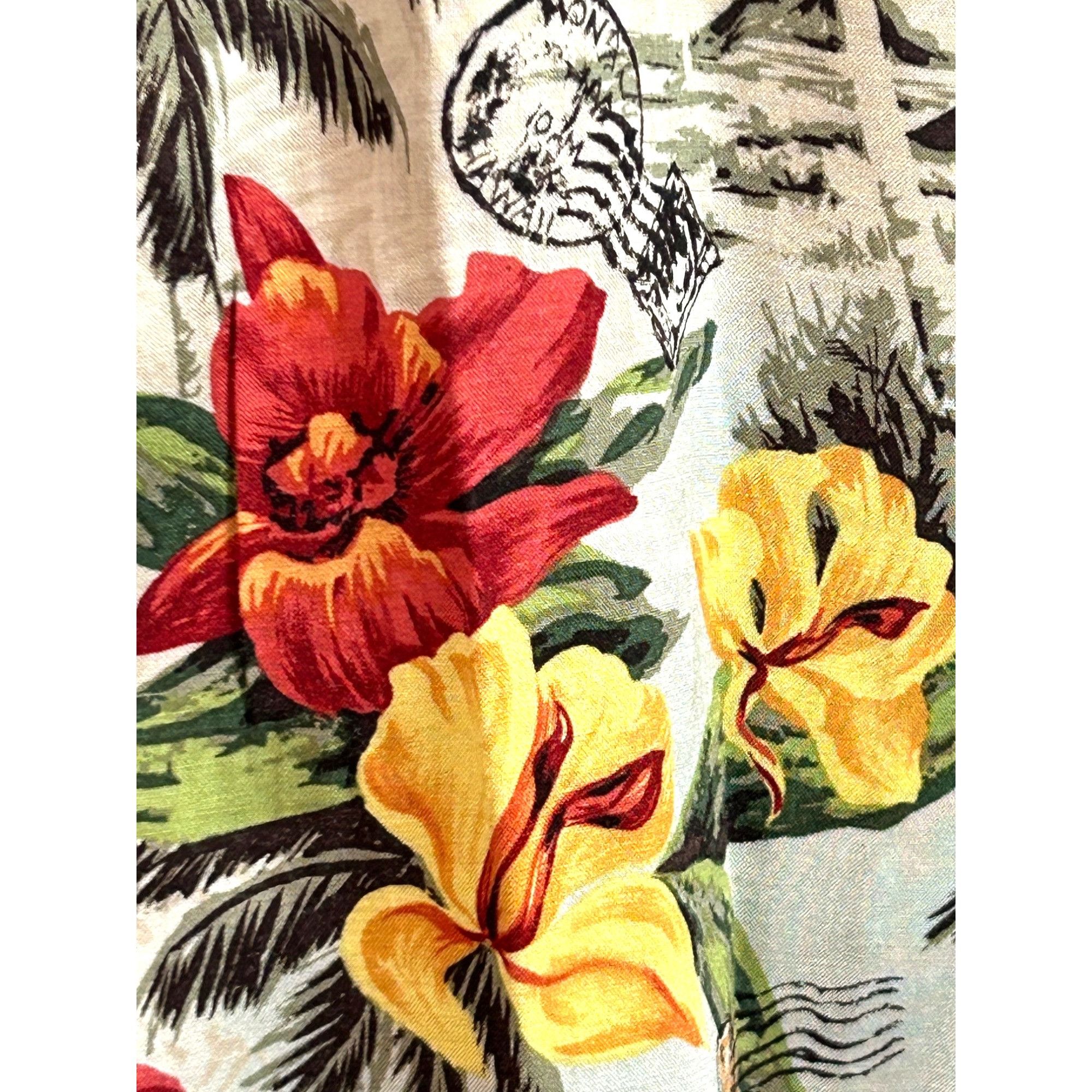 Lands' End Lands’ End Men’s Vtg Hawaiian Shirt M Short Sleeve Collared Size US M / EU 48-50 / 2 - 12 Thumbnail