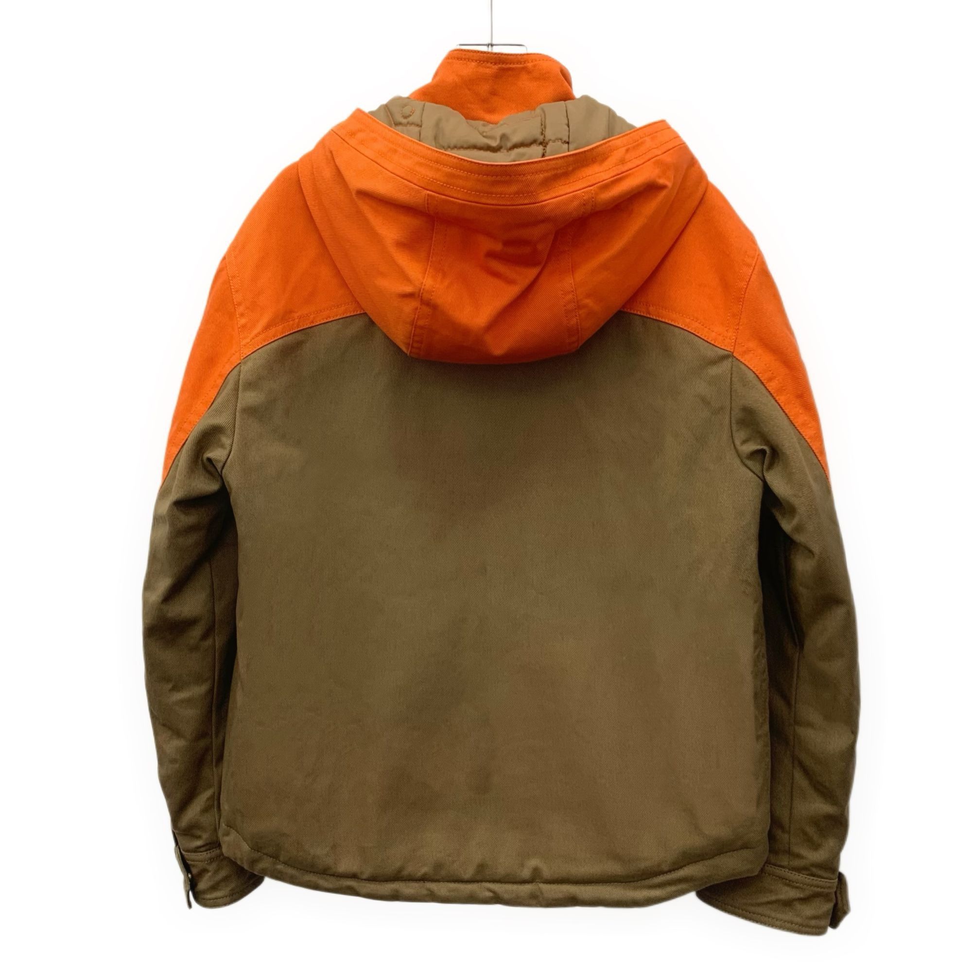Louis Vuitton Louis Vuitton Two-Tone Hooded Cotton-Padded Jacket Brown/Ora Size US S / EU 44-46 / 1 - 8 Thumbnail