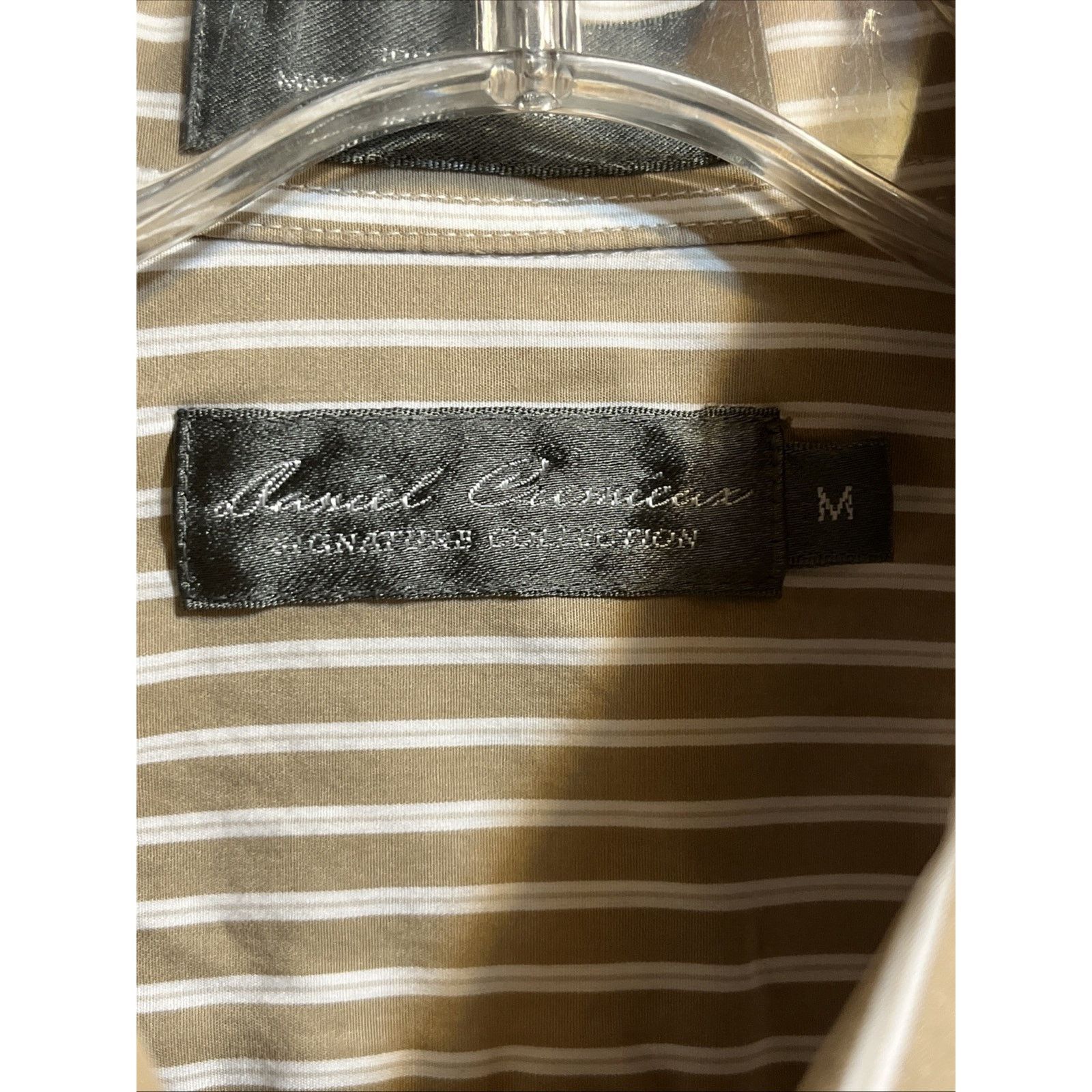 Daniel Cremieux Daniel Cremieux Men’s M Brown Striped Button Cotton Shirt Size US M / EU 48-50 / 2 - 3 Thumbnail