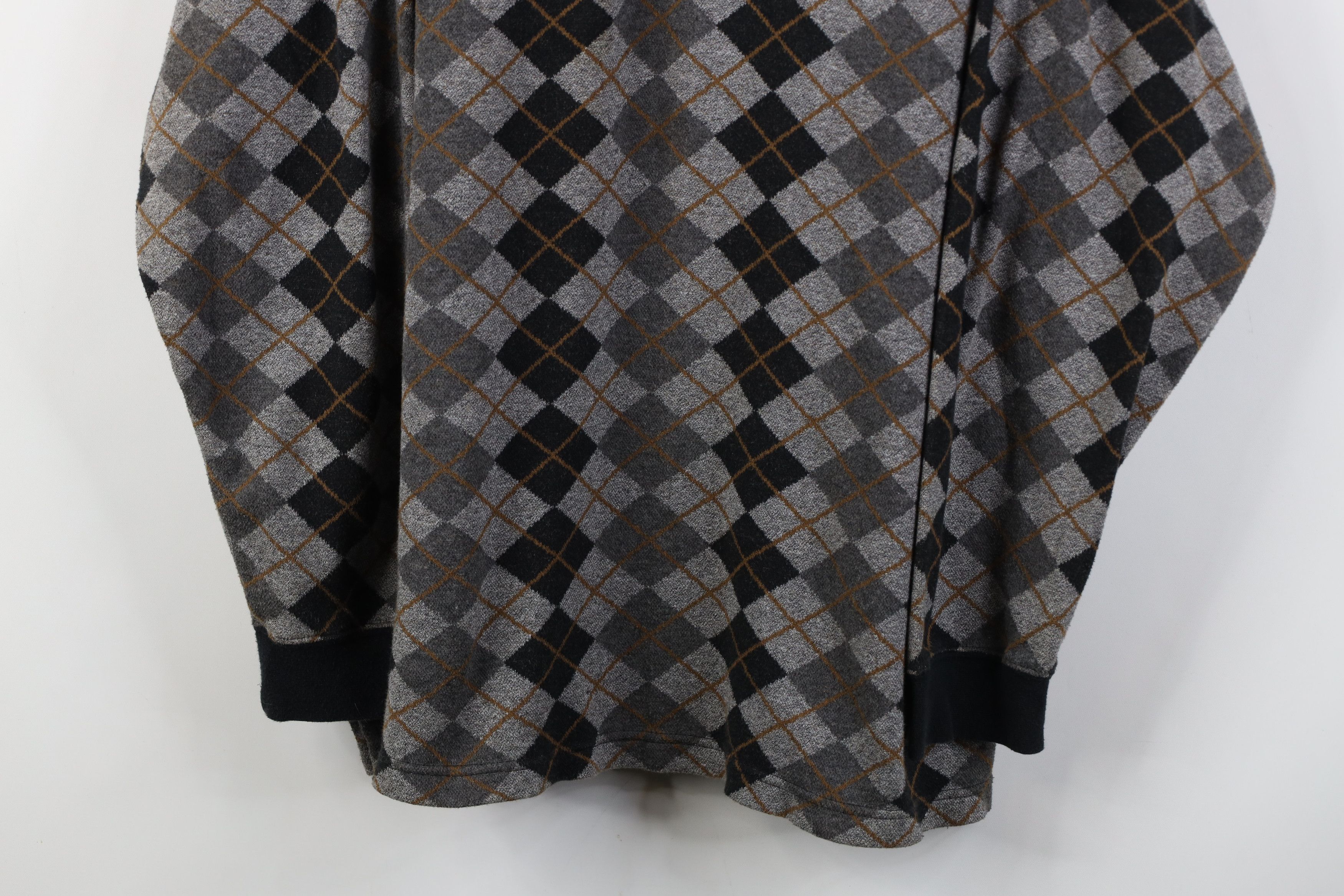 Vintage Vintage 90s Streetwear Knit Long Sleeve Rugby Polo Shirt Size US XL / EU 56 / 4 - 3 Thumbnail