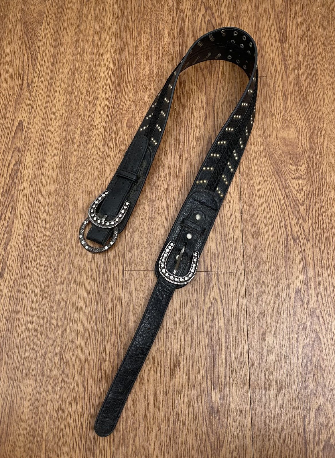 If Six Was Nine Studded double buckle belt Size ONE SIZE - 1 Thumbnail