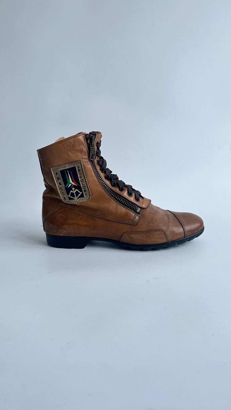 Aeronautica Militare Aeronautica Militare Leather Pilot Boots Meras Zip Italy 42 Size US 9 / EU 42 - 9 Thumbnail