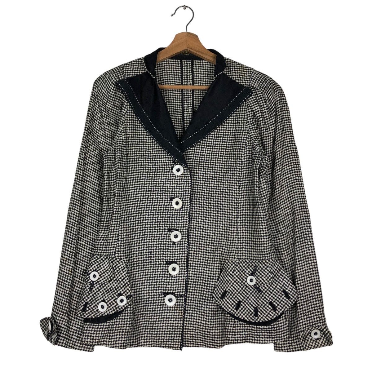 Hiroko Koshino Homme 🔥Vintage Cropped Jacket Hiroko Koshino Japan Issey Miyake Size US M / EU 48-50 / 2 - 1 Thumbnail