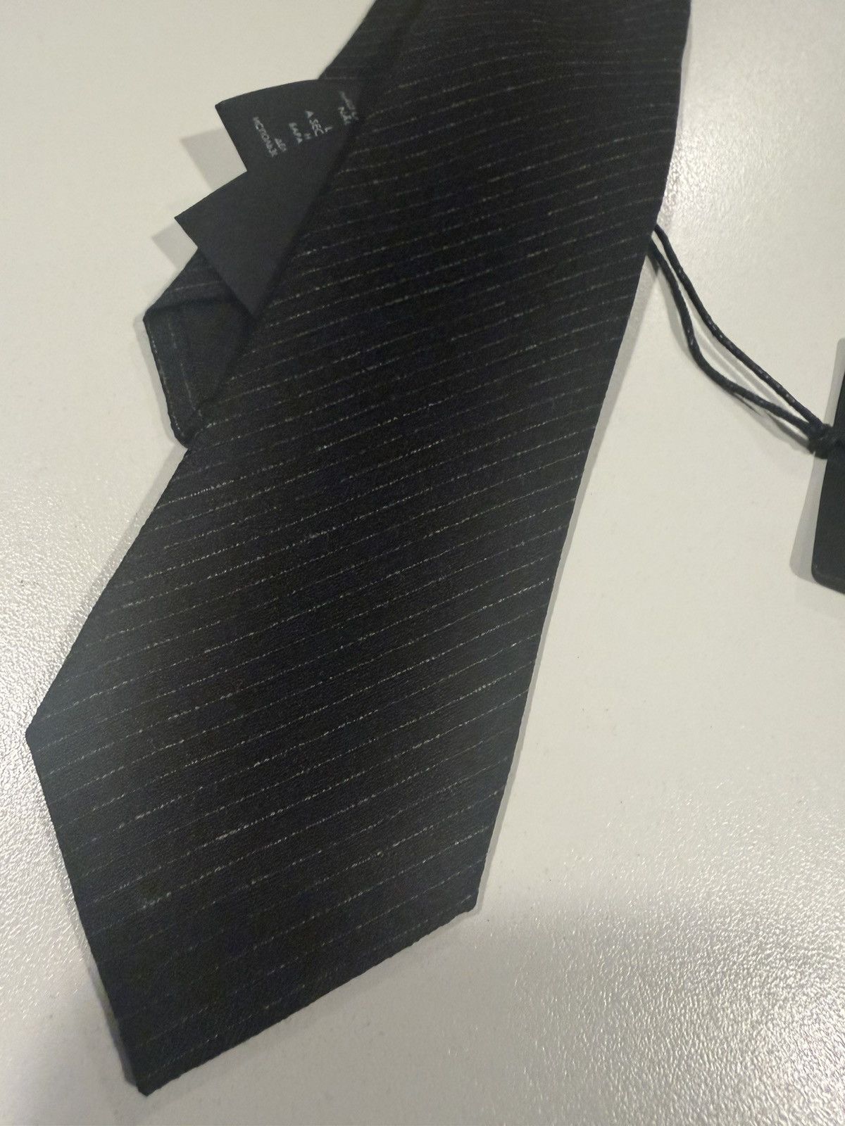 Saint Laurent Paris Saint Laurent mens skinny tie. Size ONE SIZE - 2 Thumbnail