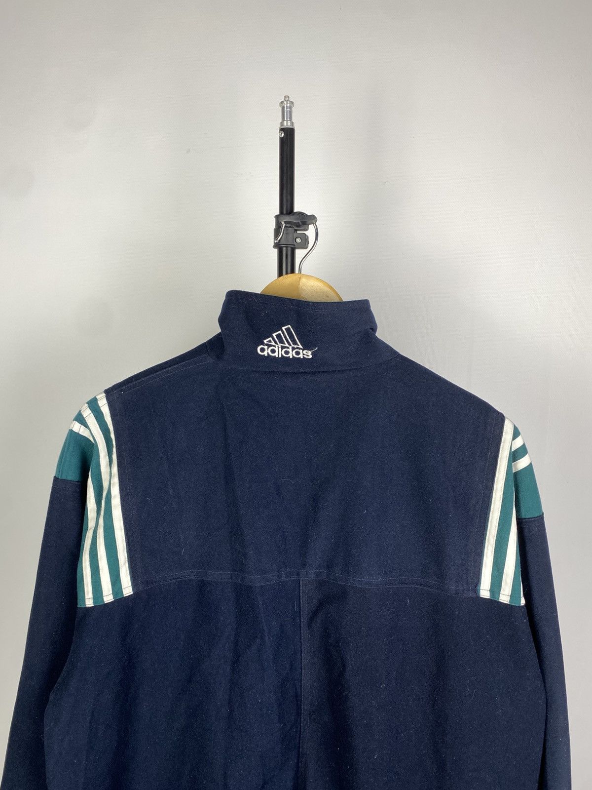 Adidas × Vintage Vintage 90s Adidas Y2K Hype Zip Retro Fleece Jacket Size US L / EU 52-54 / 3 - 9 Thumbnail