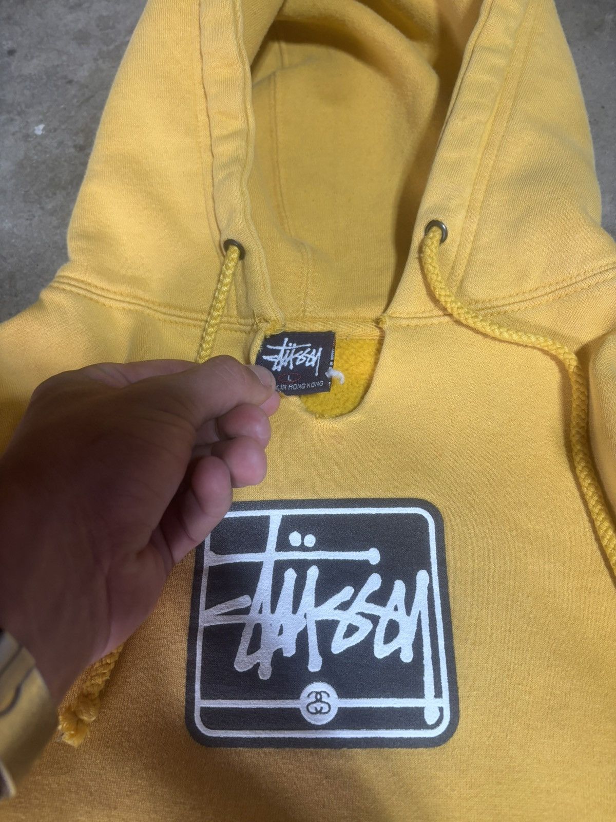 Stussy vintage stussy tripple graphic hoodie Size US M / EU 48-50 / 2 - 3 Thumbnail