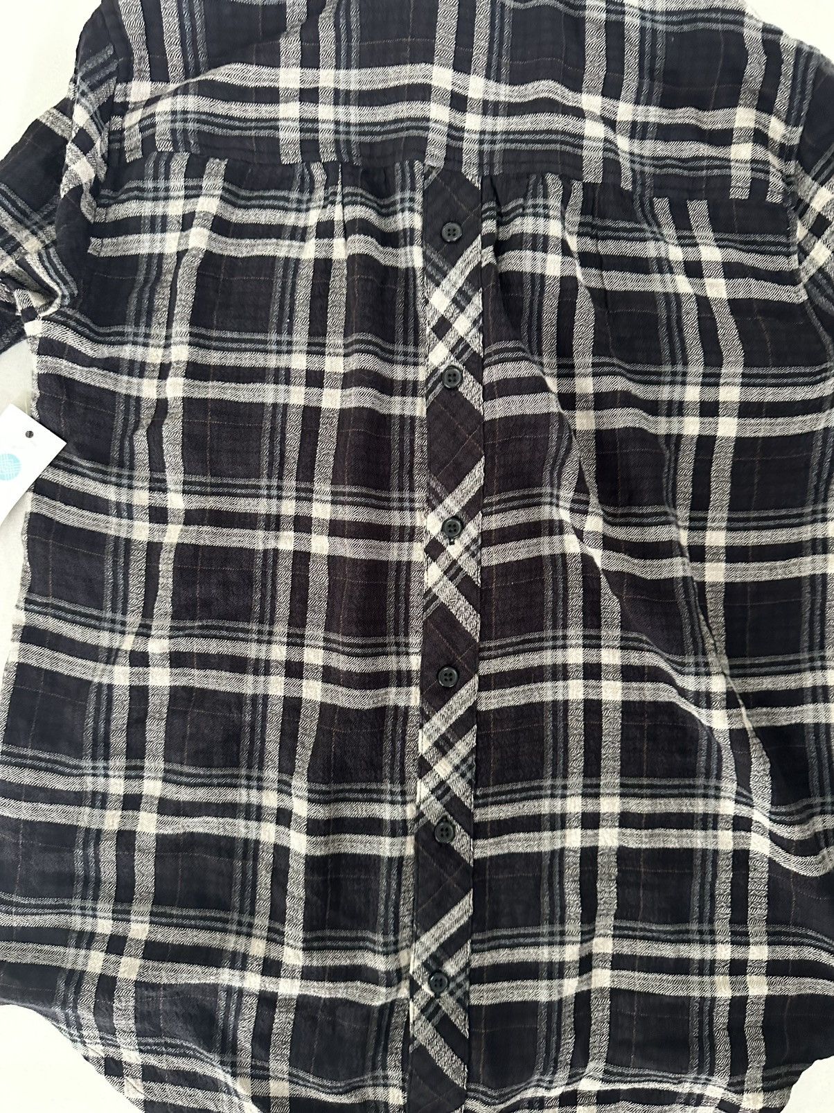Other STITCH FIX COSMIC BLUE LOVE Maci Relaxed Half Button Down Size S / US 4 / IT 40 - 8 Thumbnail